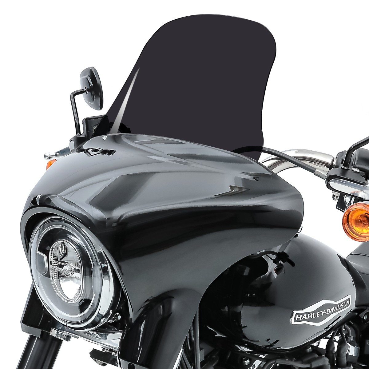 Motorradhelm-Visier Windschild für Harley Davidson Sport Glide 18-25 # L Windschutzscheibe