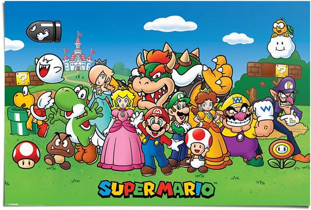 Reinders! Poster »Poster Super Mario«, Comic (1 Stück)-Otto