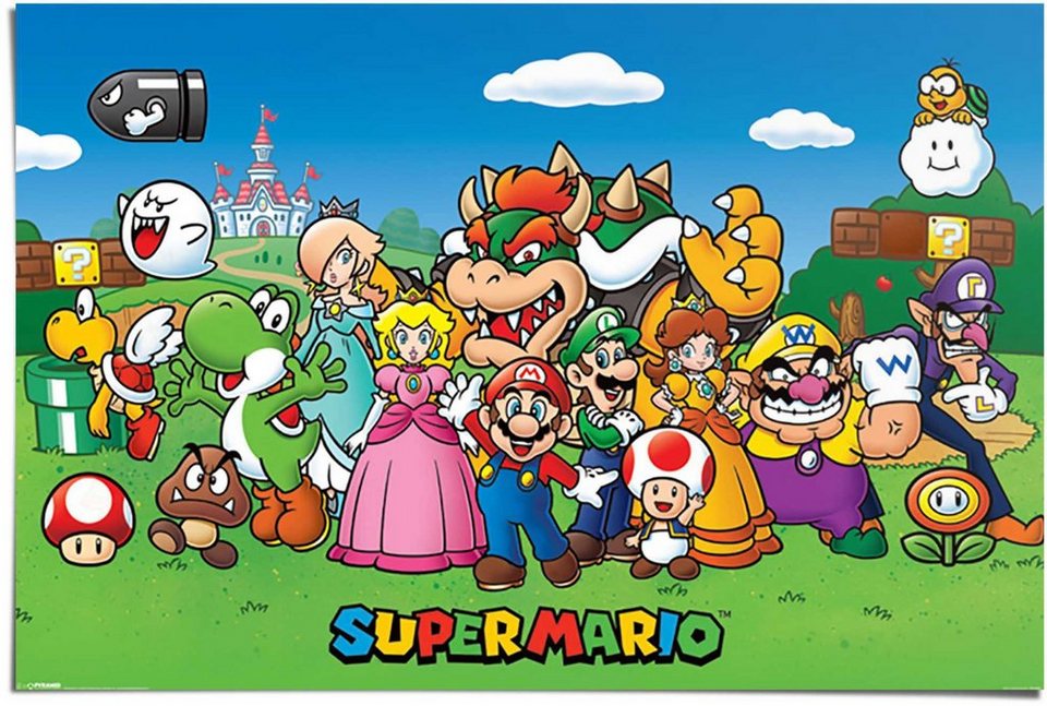 Beliebte Produkte Reinders! Poster Poster Super Mario, (1 St) Comic