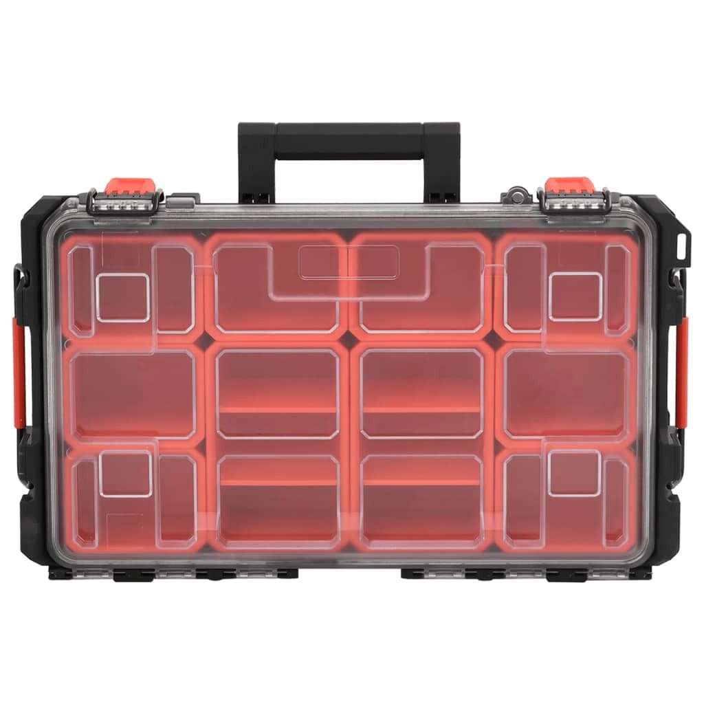 vidaXL Kameratasche Koffer für Flugreise Tragbar Schwarz 55,5x34,5x13,5 cm PP