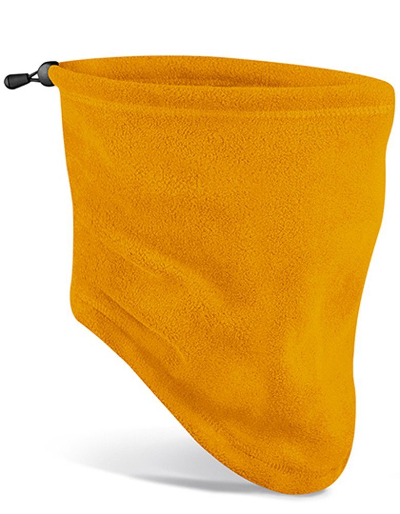 Goodman Design Multifunktionstuch Winter Fleece Neckwarmer Loop, recyceltes Polyester Ultra-Thermostoff Mustard