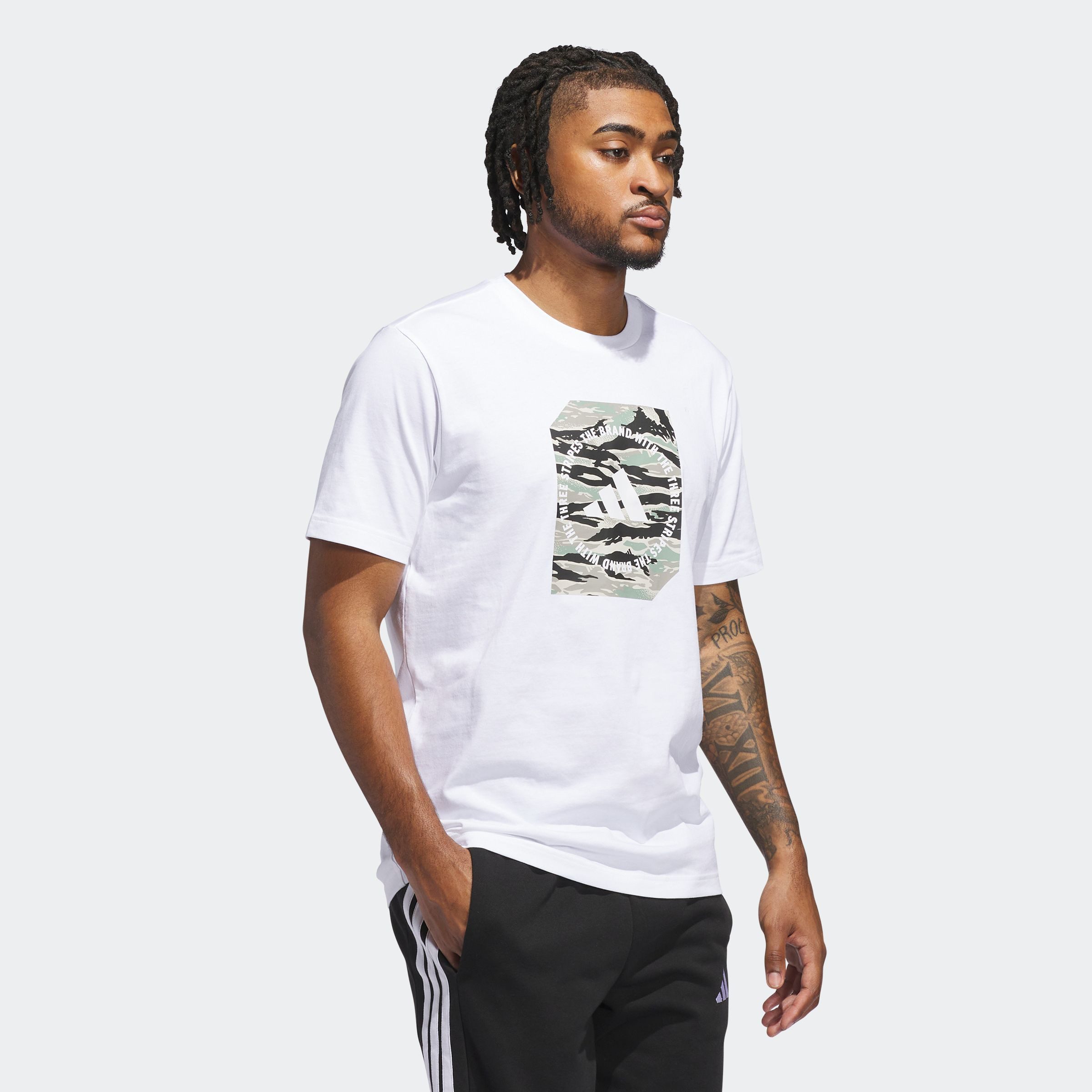 adidas Sportswear T-Shirt M C CAMO BOX T ohne Verschluss, aus weichem Singl günstig online kaufen