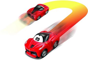 bbJunior Spielzeug-Auto Spielzeugauto - Ferrari U-Turn (13cm, rot), mit Rückziehmotor