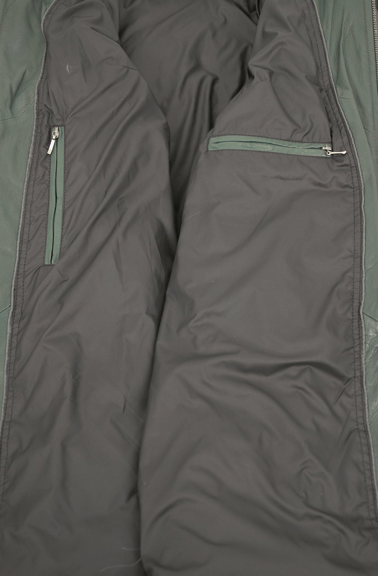 Lederjacken24 Lederjacke Laka Lederjacken24 - Damen Echtleder Ledermantel Stepp Lammnappa d´grün