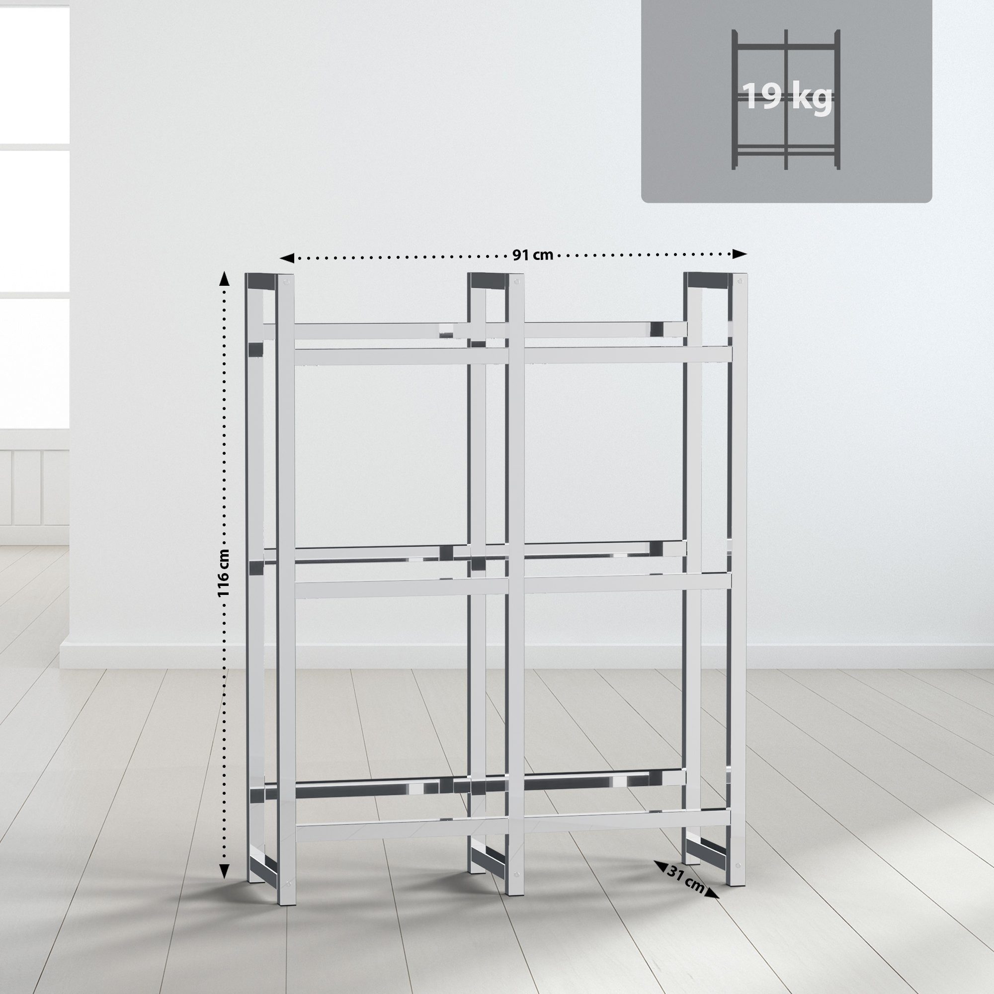 CLP Standregal Stack, Getränkekistenständer aus stabilem günstig online kaufen