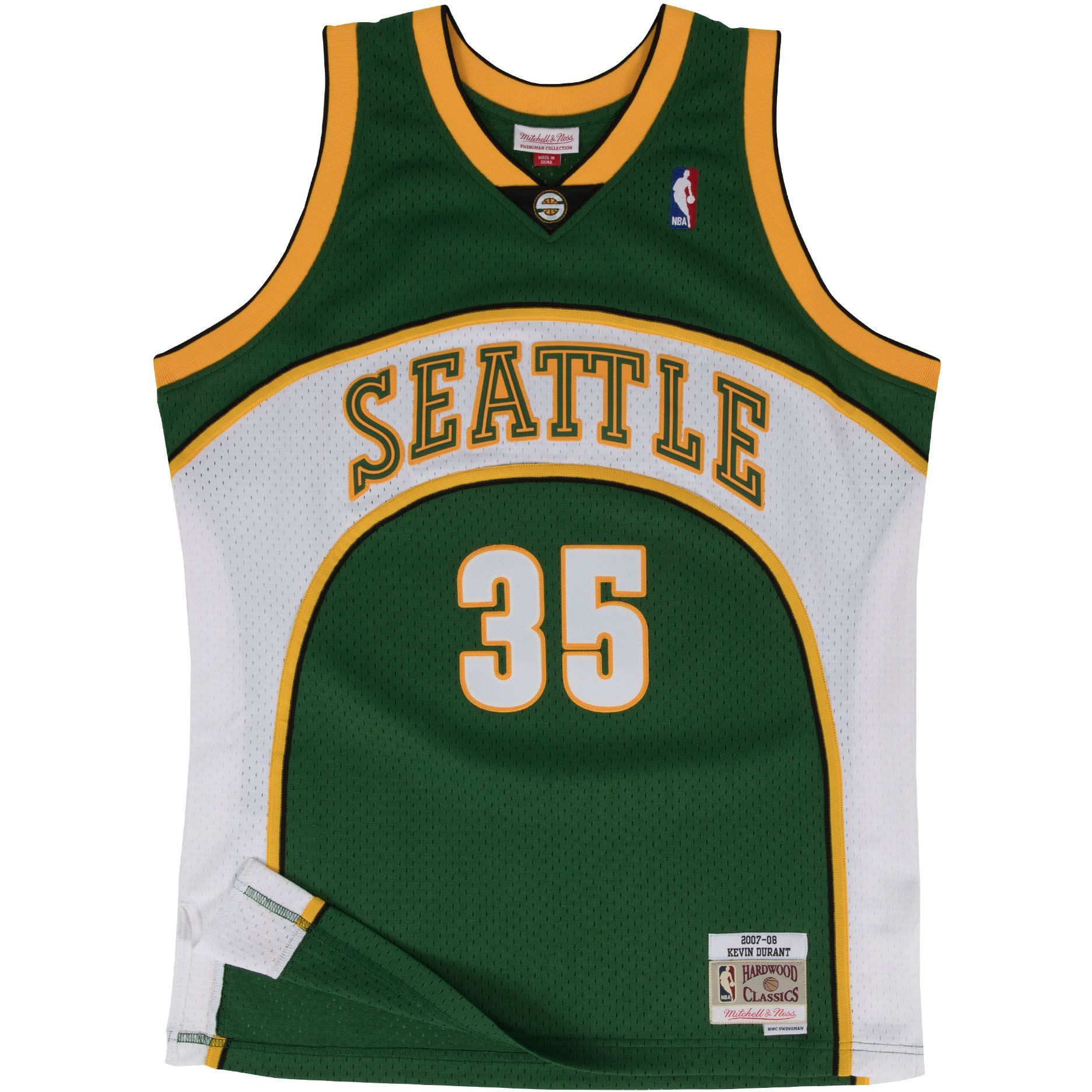 Mitchell & Ness Basketballtrikot Swingman Jersey Seattle SuperSonics 2007 Kevin Du