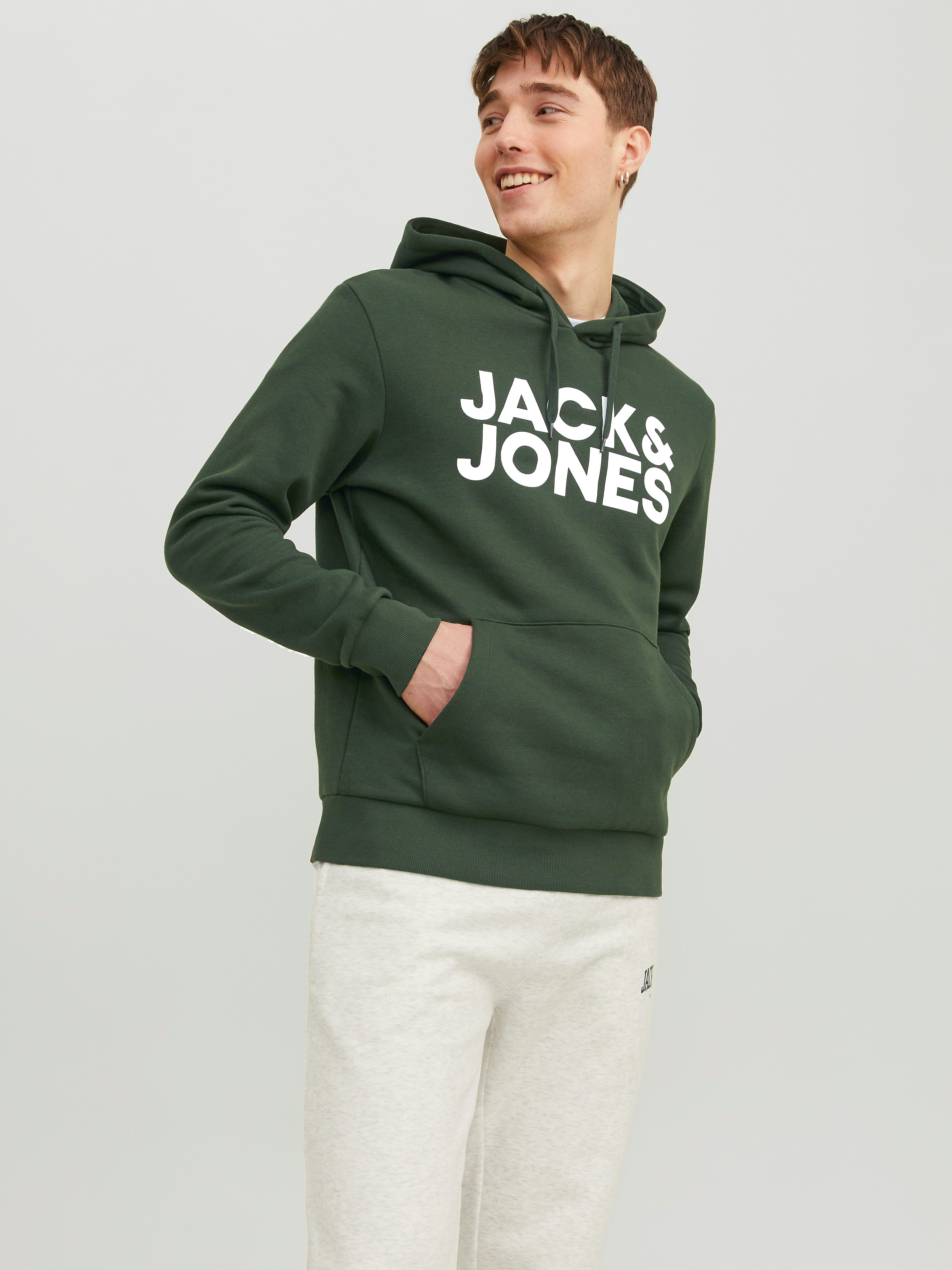 Jack & Jones Kapuzensweatshirt JJECORP LOGO SWEAT HOOD NOOS mit Logo Print günstig online kaufen