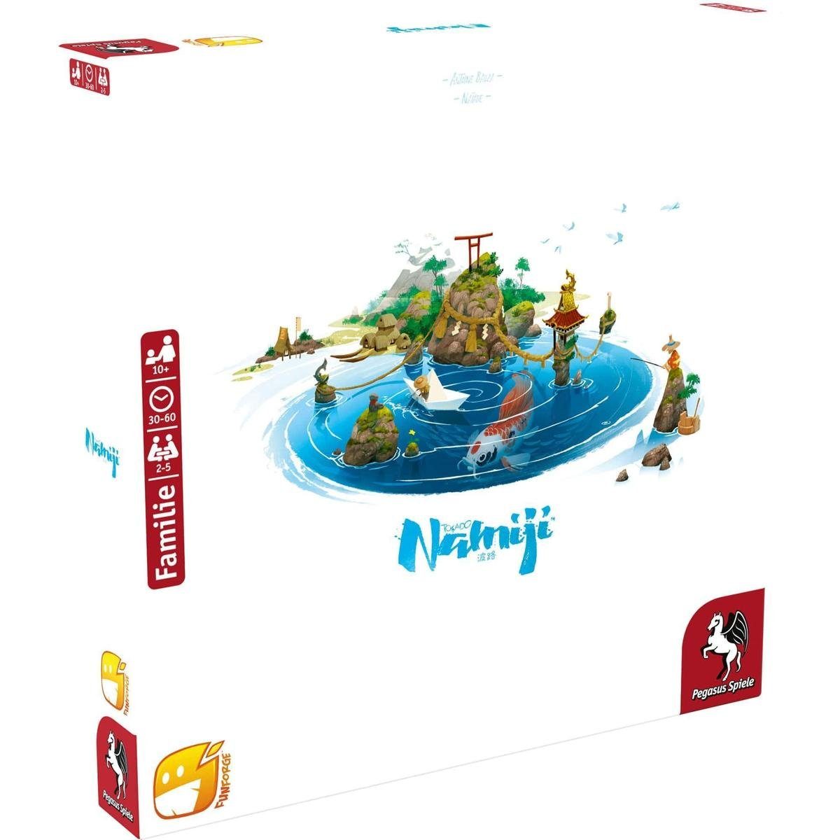 Pegasus Spiele Spiel, Familienspiel Namiji, Brettspiel, für 2-5 Spieler, ab 10 Jahren (DE-Ausgabe), Strategiespiel