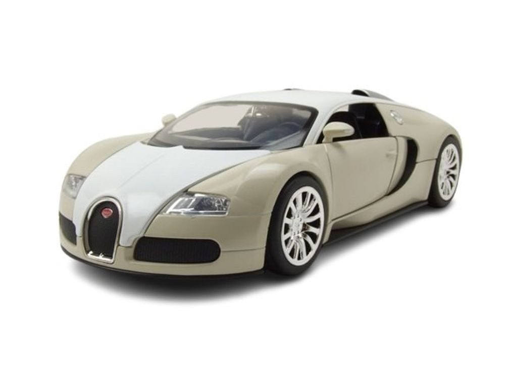 JADA Modellauto Bugatti Veyron 2011 beige weiß Fast & Furious, Maßstab 1:24