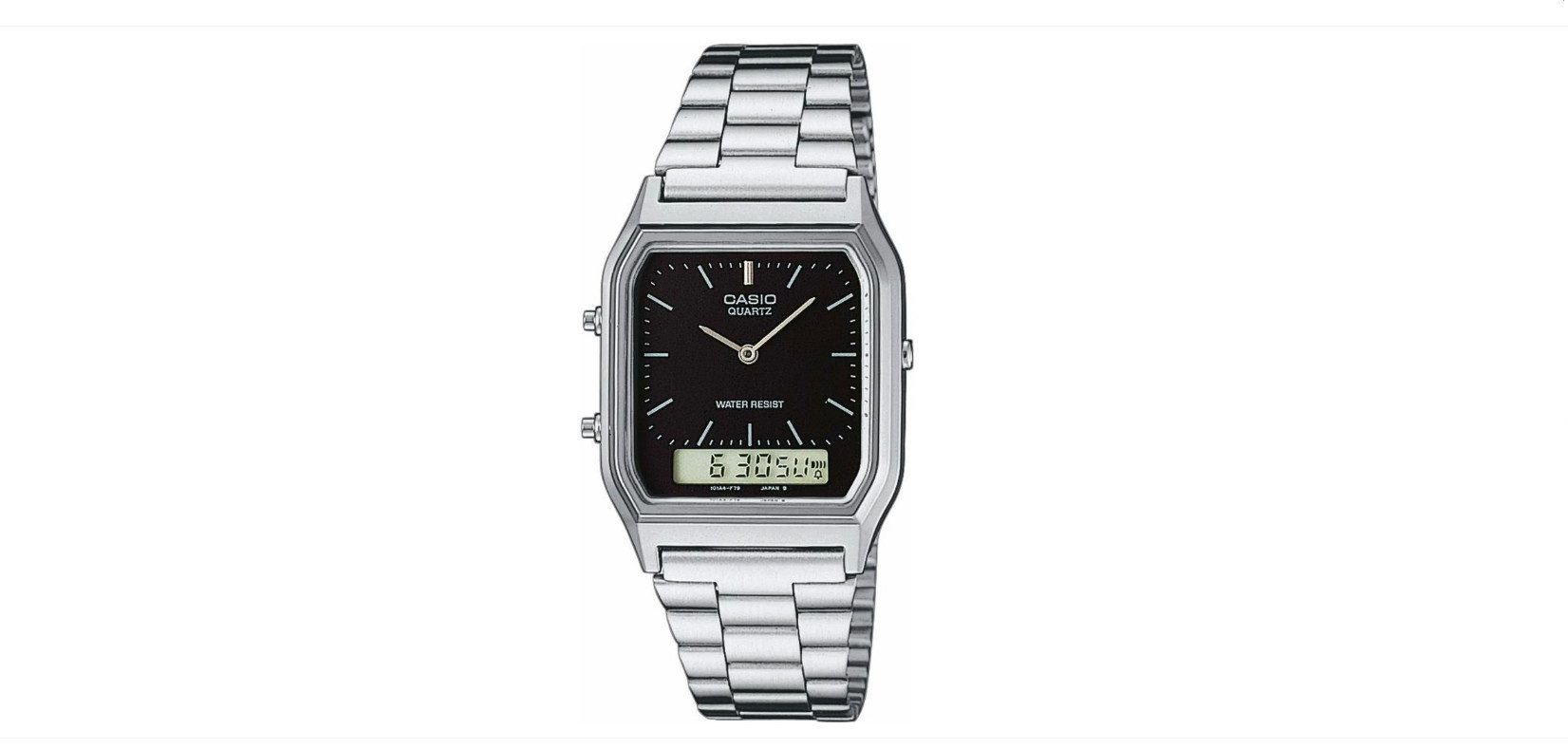 Casio Funk Luxusuhr Casio Classic Men's Black Watch - AQ-230A-1DMQYES, (1-tlg)