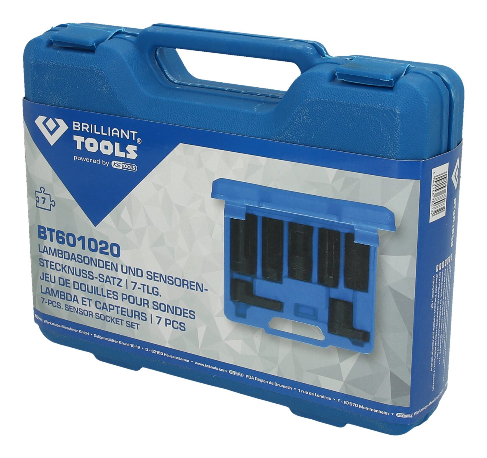 Brilliant Tools Stecknuss, 7-St., Lambdasonden und SensorenSatz, 7-teilig