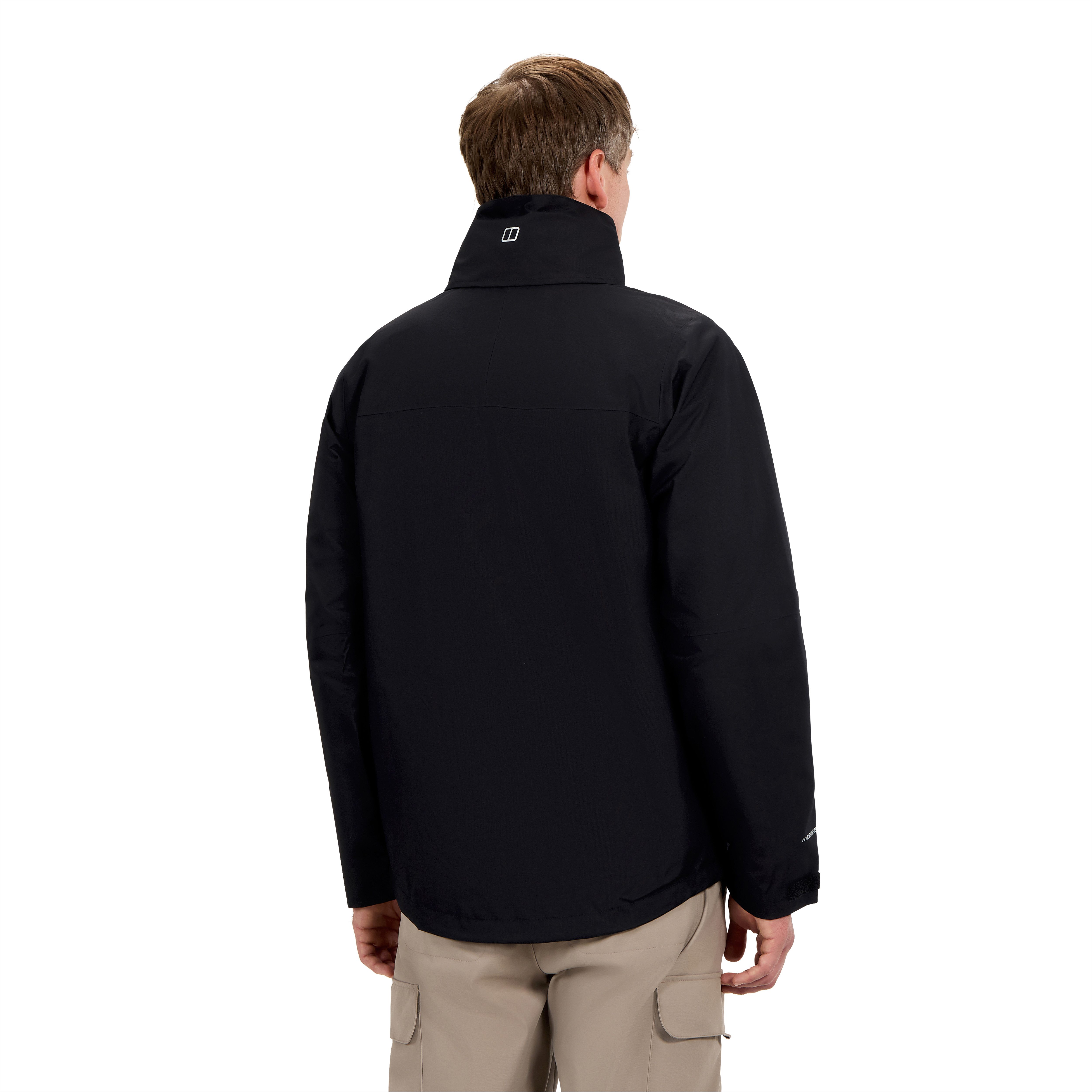 Berghaus Softshelljacke RG ALPHA 2.0 SHELL JKT AM mit einrollbarer Kapuze, wasserdicht, atmungsaktiv