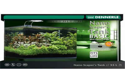 DENNERLE Aquarium »Dennerle Nano Scaper's Tank Basic 35 L Panorama Nano Aquarium mit LED Style«