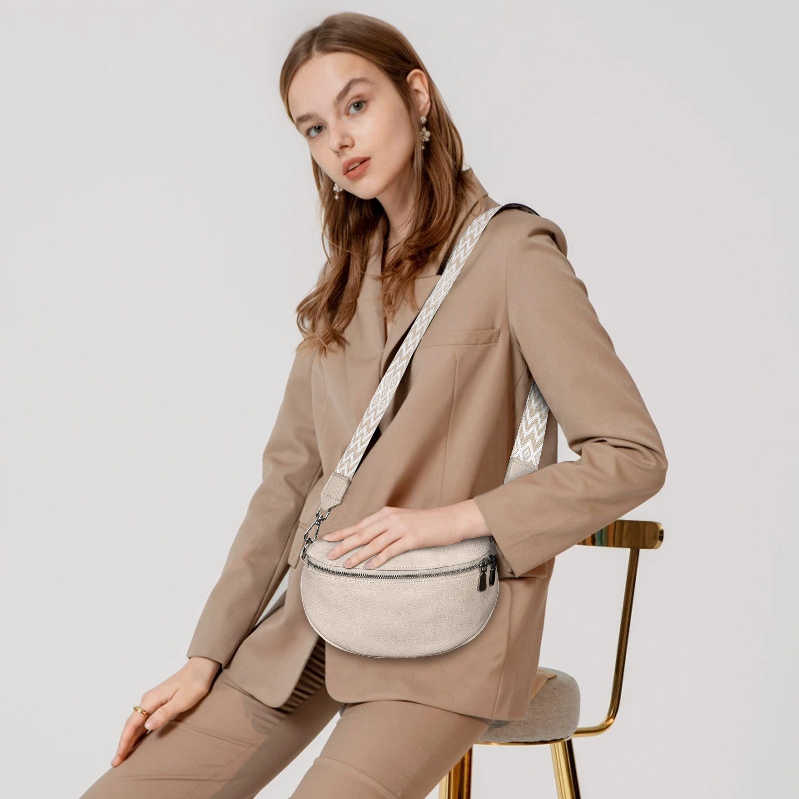 Fassiona Schultertasche Umhängetasche Damen Klein Bauchtasche günstig online kaufen