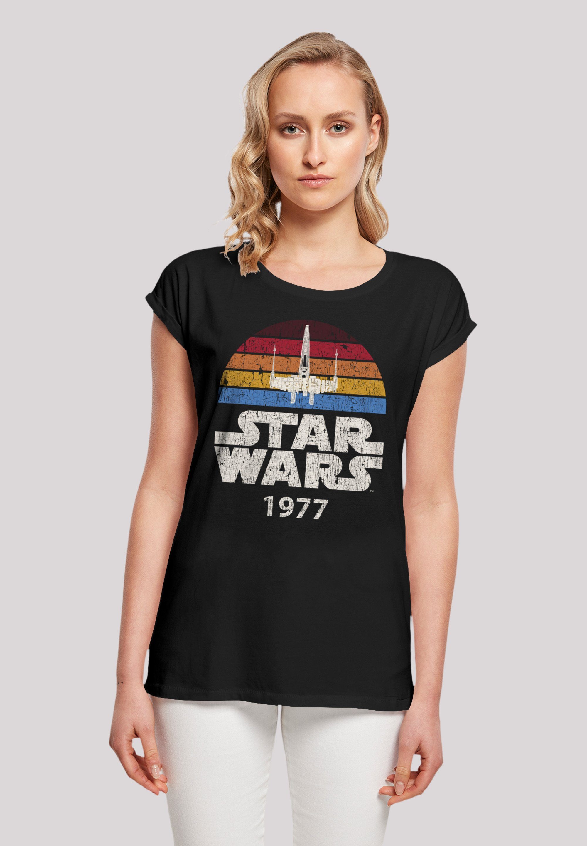 F4NT4STIC Trip Star Premium Wars T-Shirt Qualität X-Wing 1977
