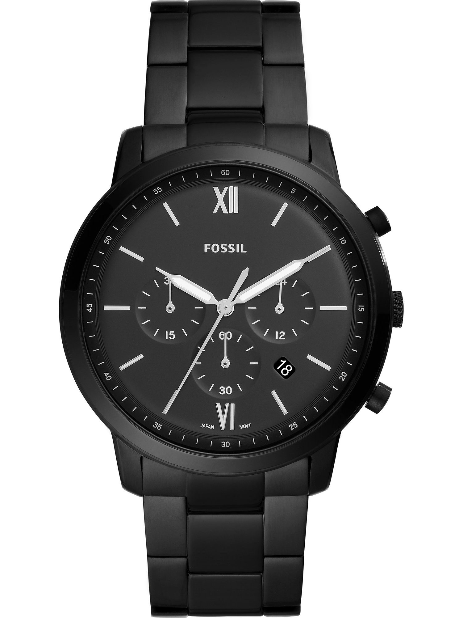 Fossil Chronograph Fossil Herren-Uhren Analog Quarz, Fossil Chronograph ...