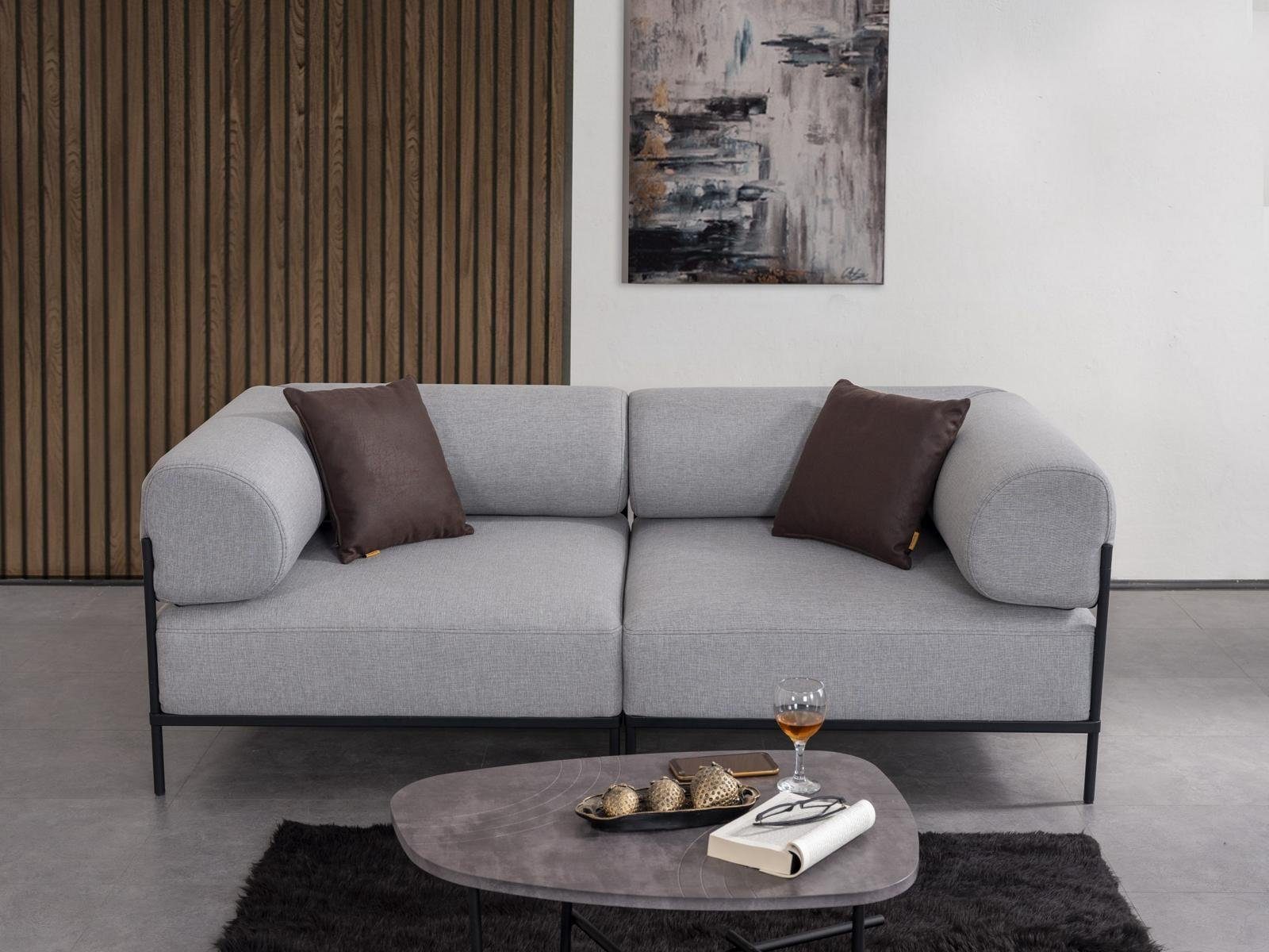 JVmoebel Sofa Sofa Zweisitzer Wohnzimmer Couch Polstermöbel Luxus Einrichtung, 1 Teile, Made in Europa