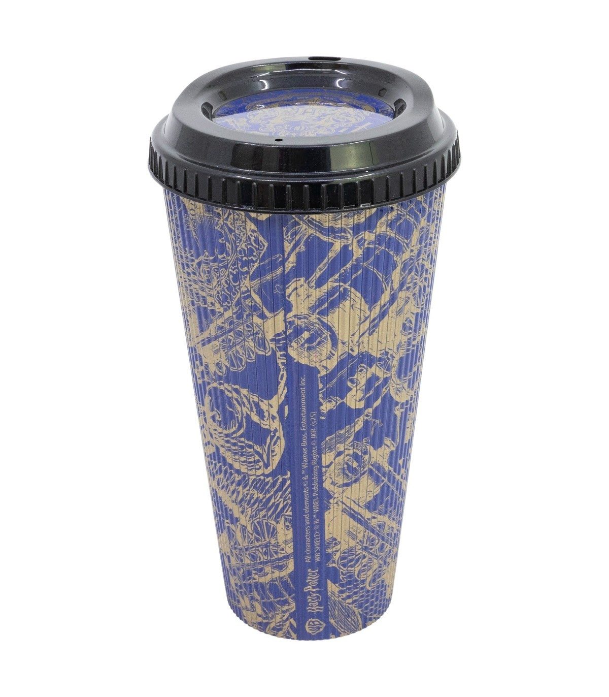 Harry Potter Mehrwegbecher 790 ml mit strukturierter Oberfläche und Deckel für unterwegs, (Packung)