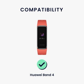 kwmobile Uhrenarmband 2x Sportarmband für Huawei Band 4, Armband TPU Silikon Set Fitnesstracker