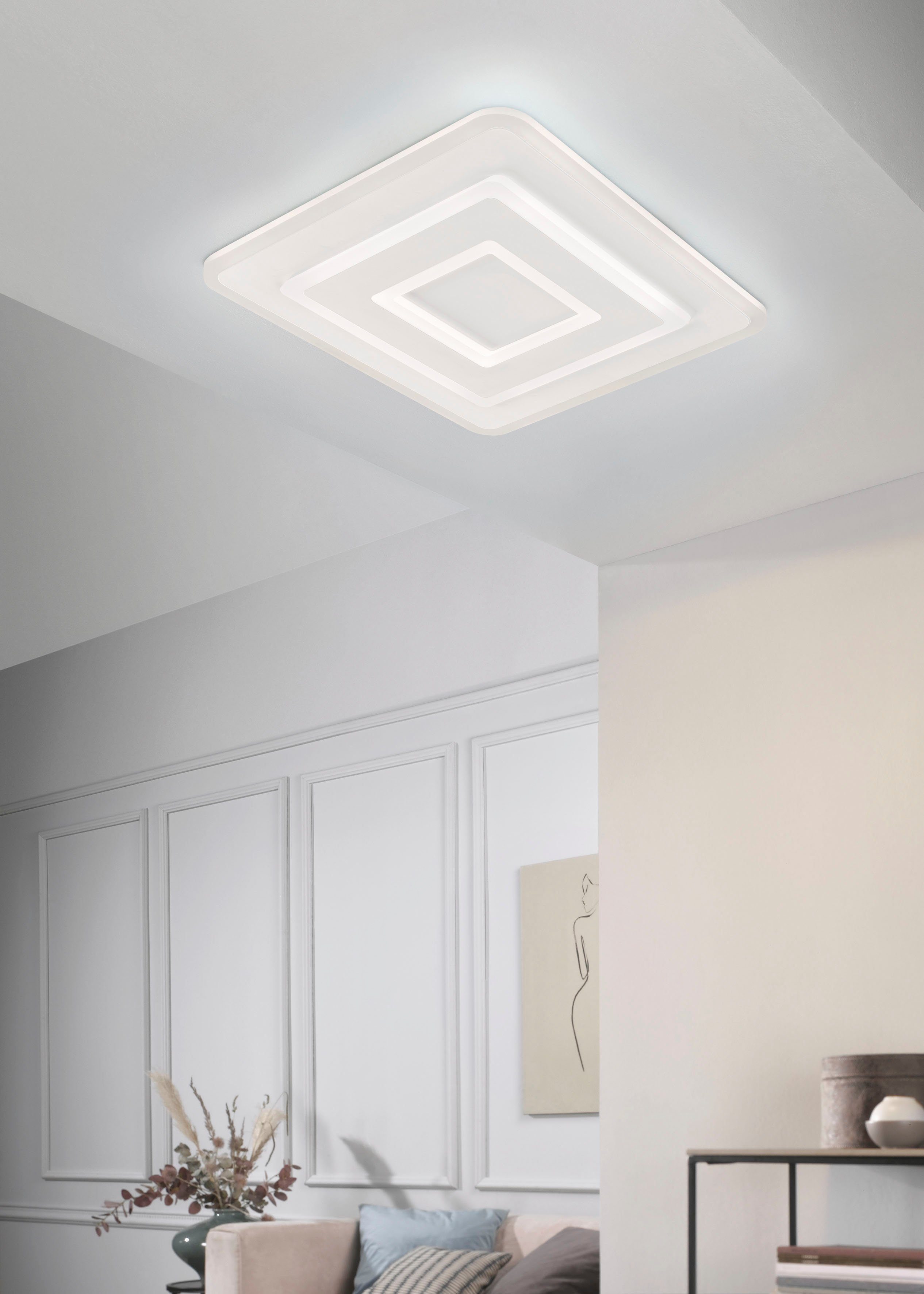 FISCHER & integriert, HONSEL Abo, LED fest Deckenleuchte Dimmfunktion, Farbwechsler LED