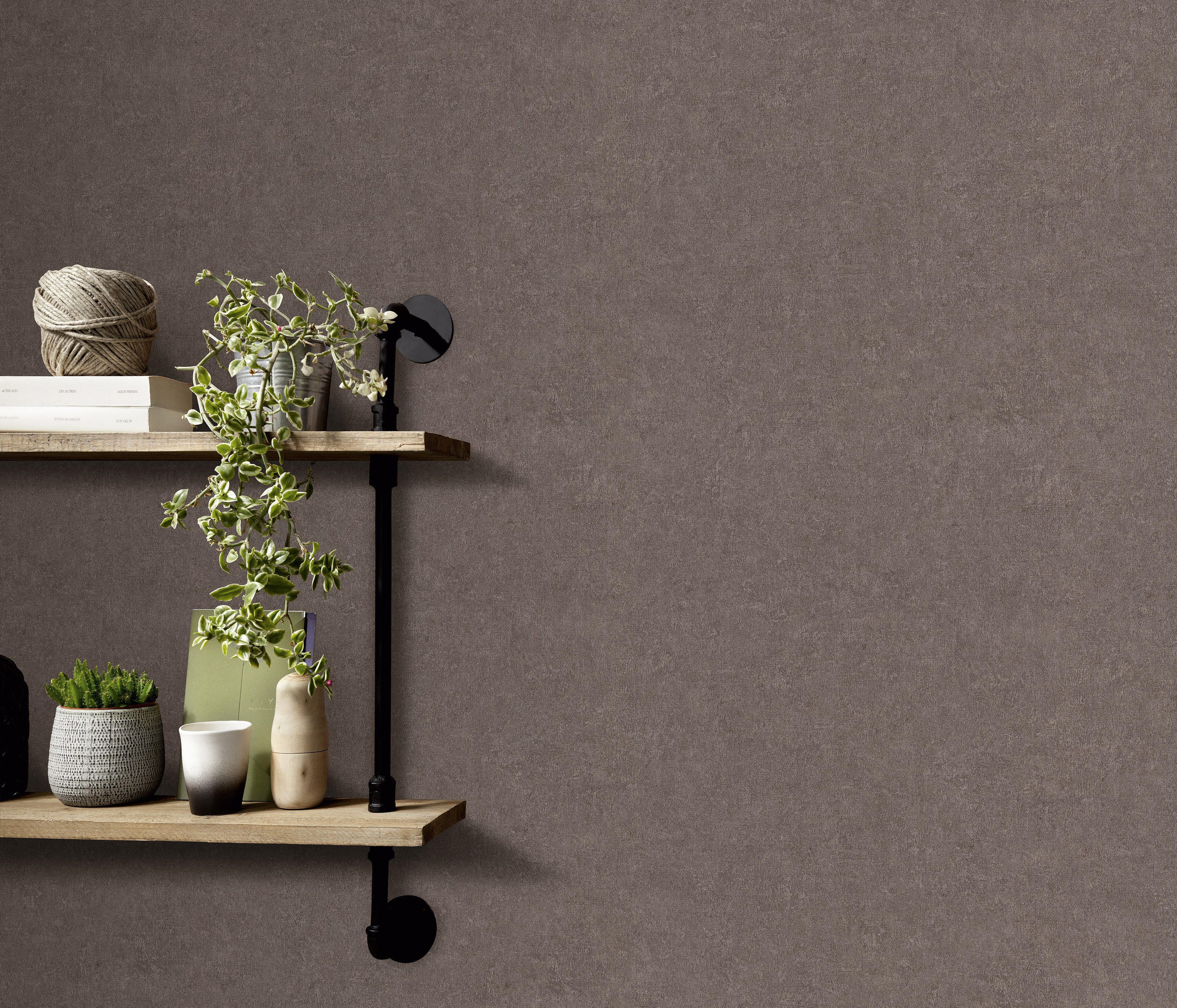 Erismann Vliestapete Vliestapete DASH, leicht strukturiert, Strukturmuster, Ton-in-Ton, matt, unifarben, (1 St), Phthalate frei