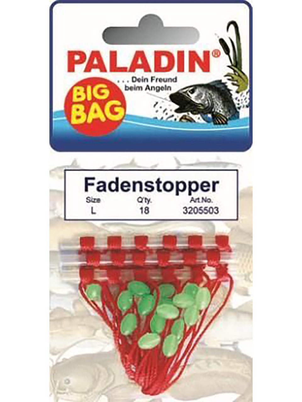 Paladin Lotblei Paladin Textilstopper Gr. L 18 Stück
