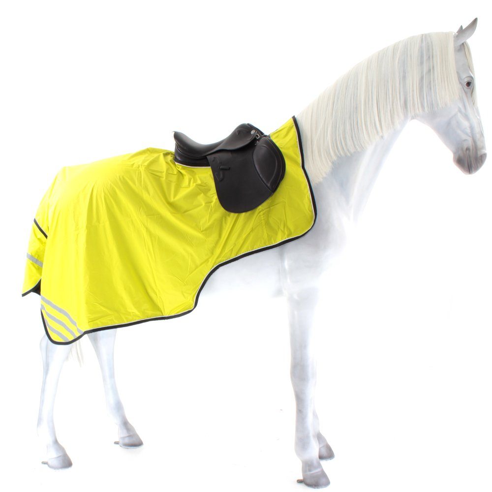 HKM Ausreitdecke HKM Nierendecke Reflective mit Fleecefutter - Neongelb