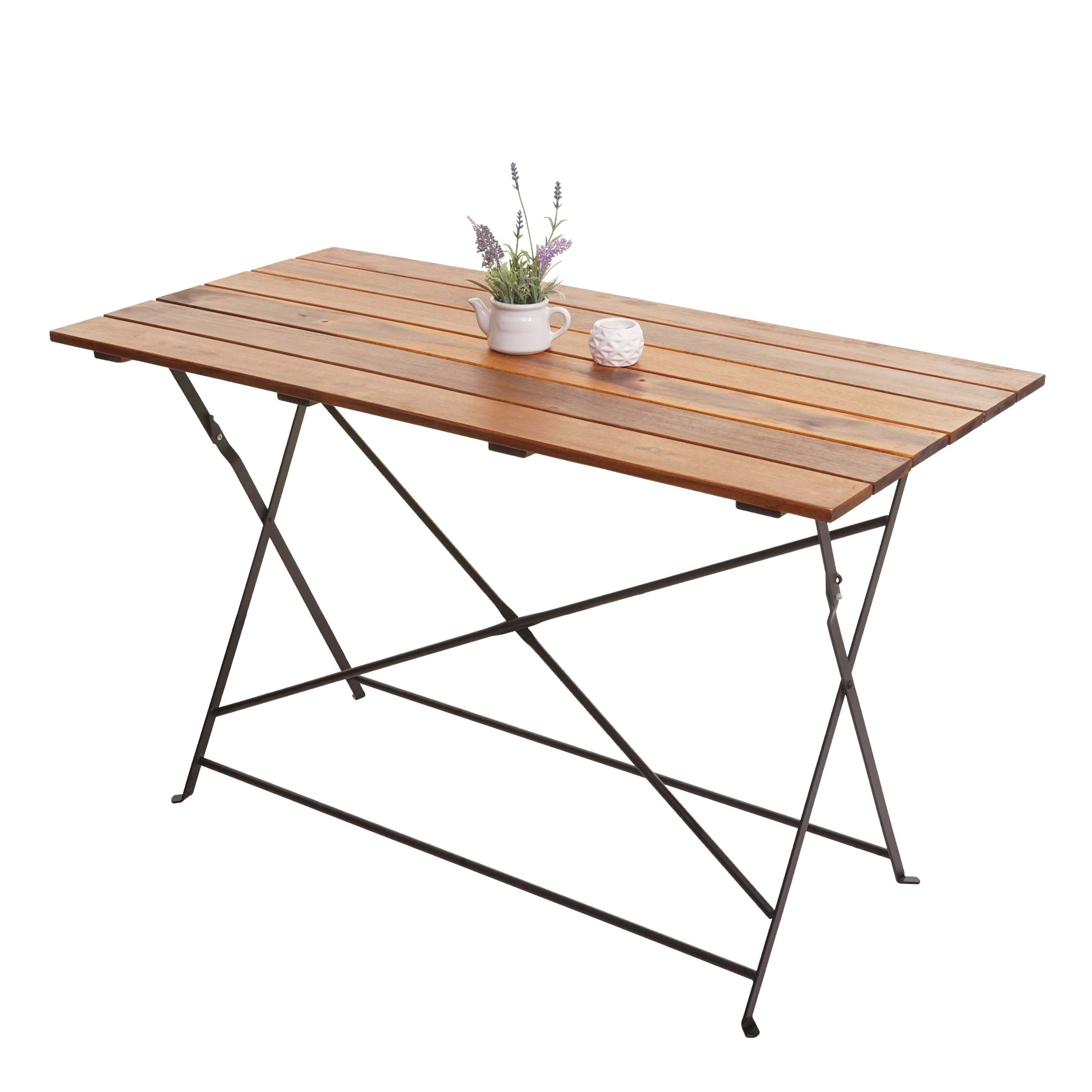 PROREGAL® Bierzeltgarnitur Biergartentisch 117x68x71cm Gastronomie-Qualität Klapptisch Farbe