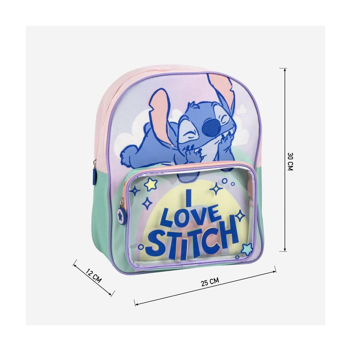 Lilo & Stitch Kinderrucksack Disney Lilo & Stitch Rucksack 30cm – für Kita & Freizeit (1-tlg)