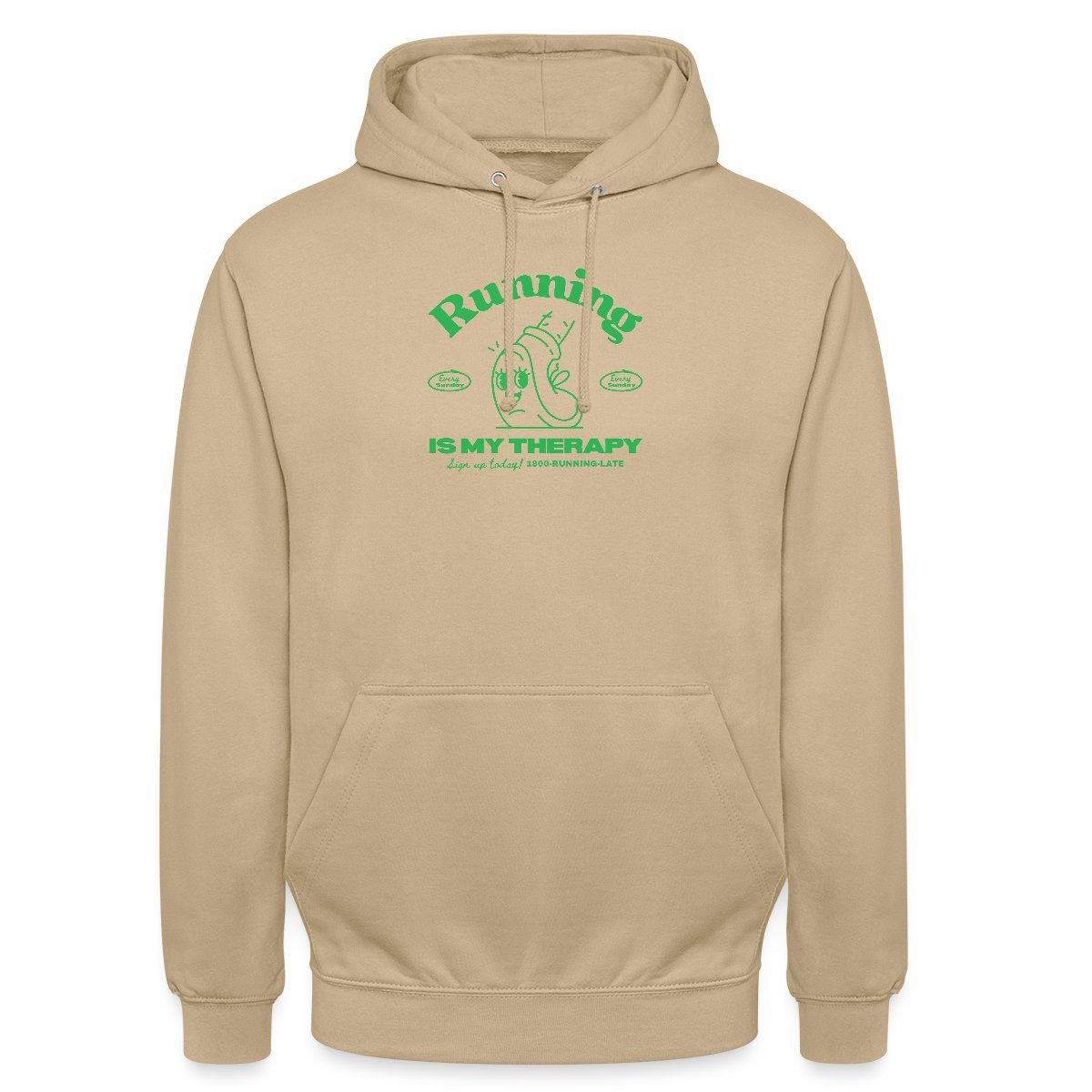 Spreadshirt Hoodie Running Club Design Unisex Hoodie (1-tlg)
