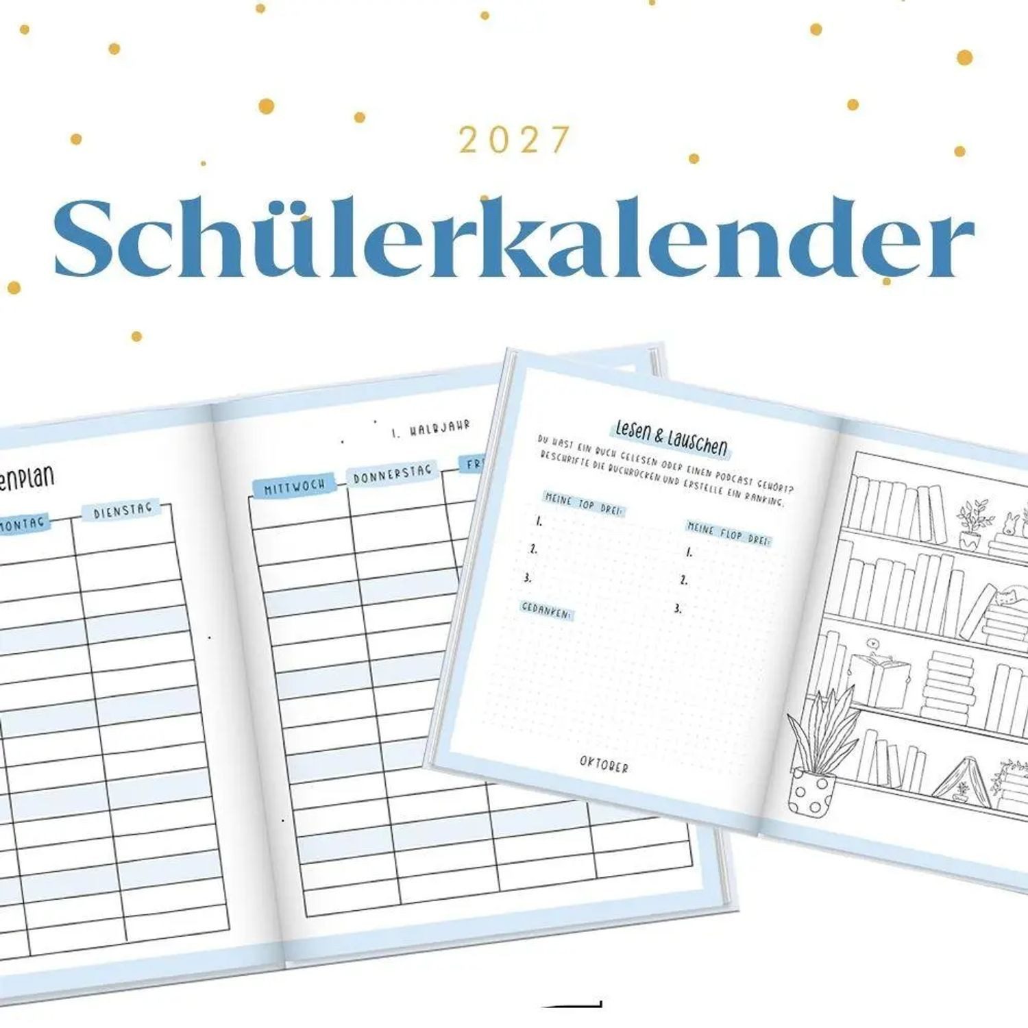 Grafik Werkstatt Schülerkalender Schülerkalender 2026 / 2027 Good Vibes Only