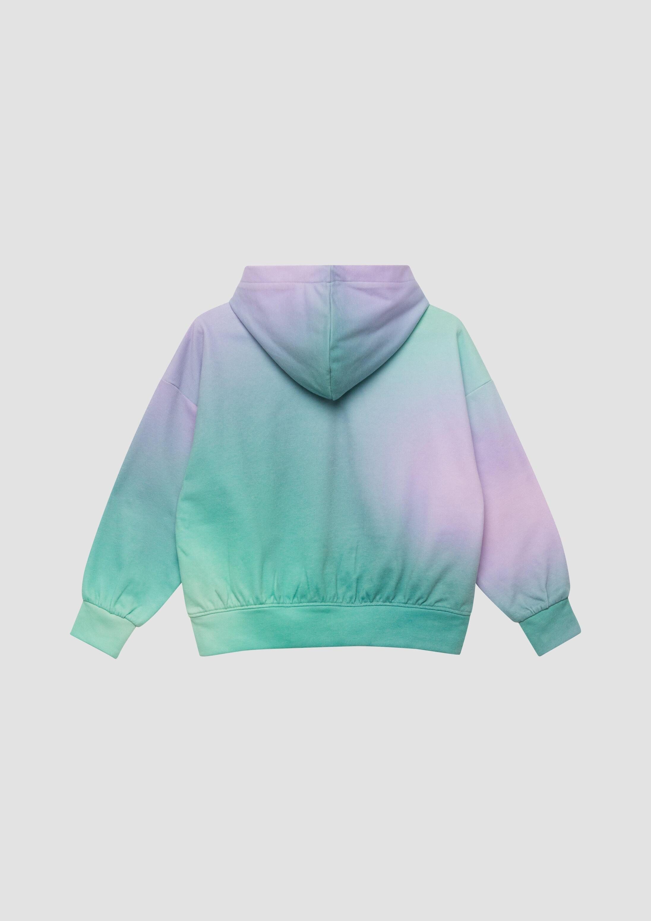 s.Oliver Sweatshirt Sweatshirt Oversized-Sweatshirt mit Farbverlauf