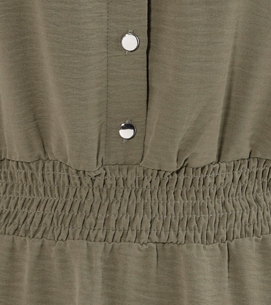 Aniston CASUAL Sommerkleid mit Smokbündchen in der Taille