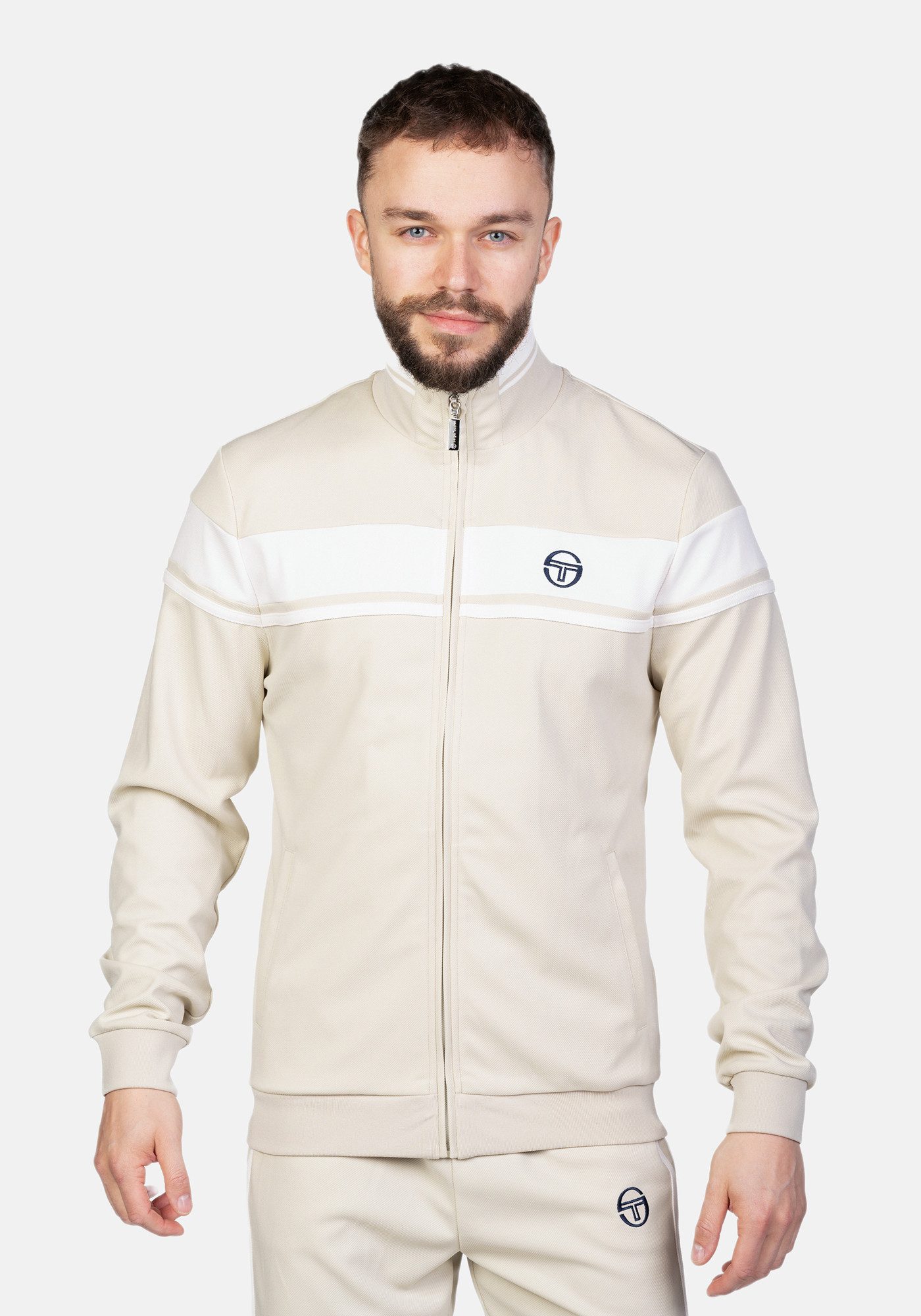 Sergio Tacchini Trainingsjacke DAMARINDO TRACK TOP Herren Trainingsjacke Herren, leichte Jacke, Retro, Sportjacke, Outdoor, Sale