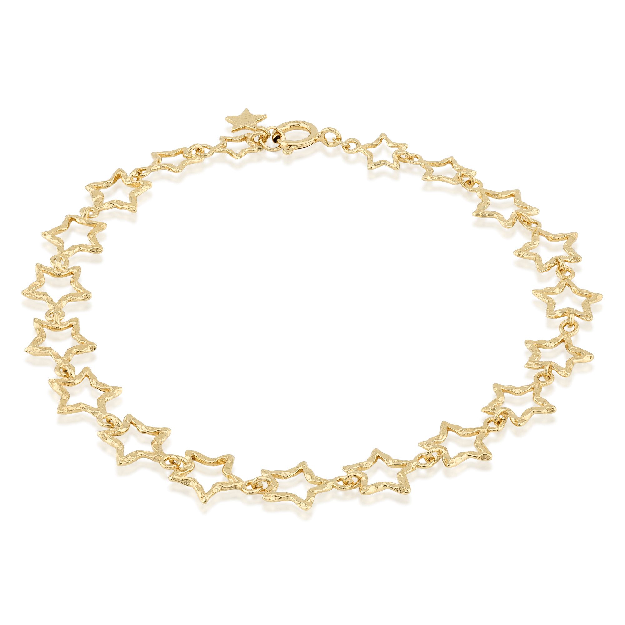 Cavill Silberarmband Armband aus vergoldetem Sterlingsilber mit Sternenmuster (1-tlg)