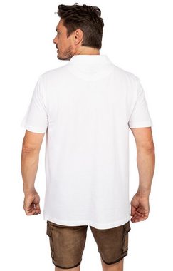 OS-Trachten T-Shirt Poloshirt MONHEIM weiss