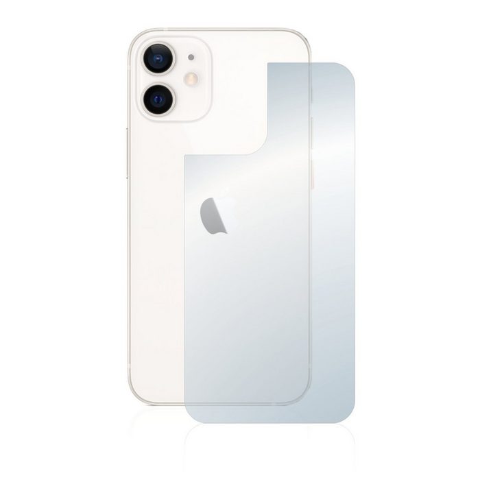 BROTECT flexible Panzerglasfolie für Apple iPhone 12 mini (Rückseite) Displayschutzglas Schutzglas Glasfolie klar