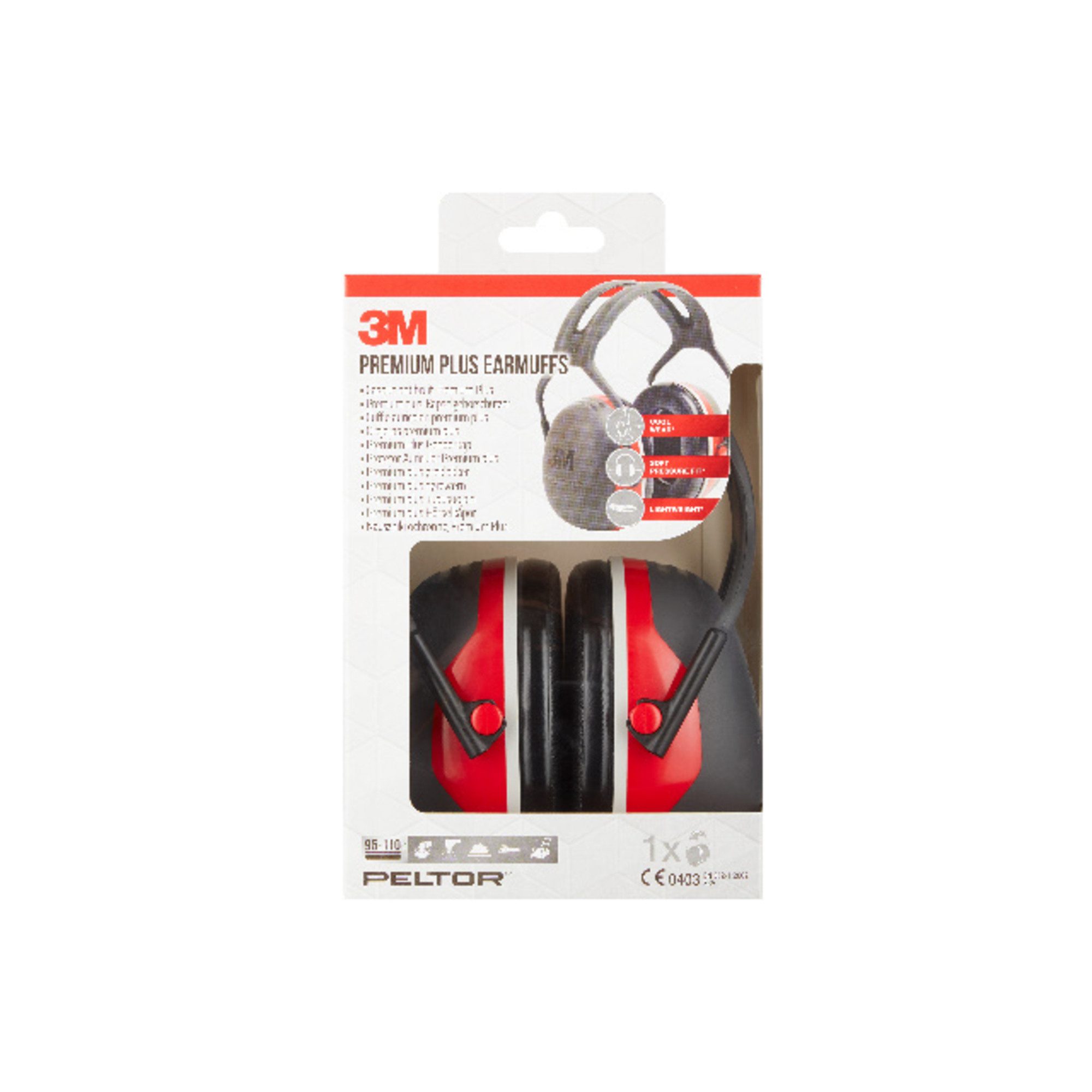 3M Nitril-Handschuhe Kapselgehörschutz Peltor X3AC1