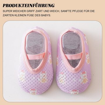 Daisred Krabbelschuh Sockenschuhe Kleinkind Weicher Sohle Krabbelschuh