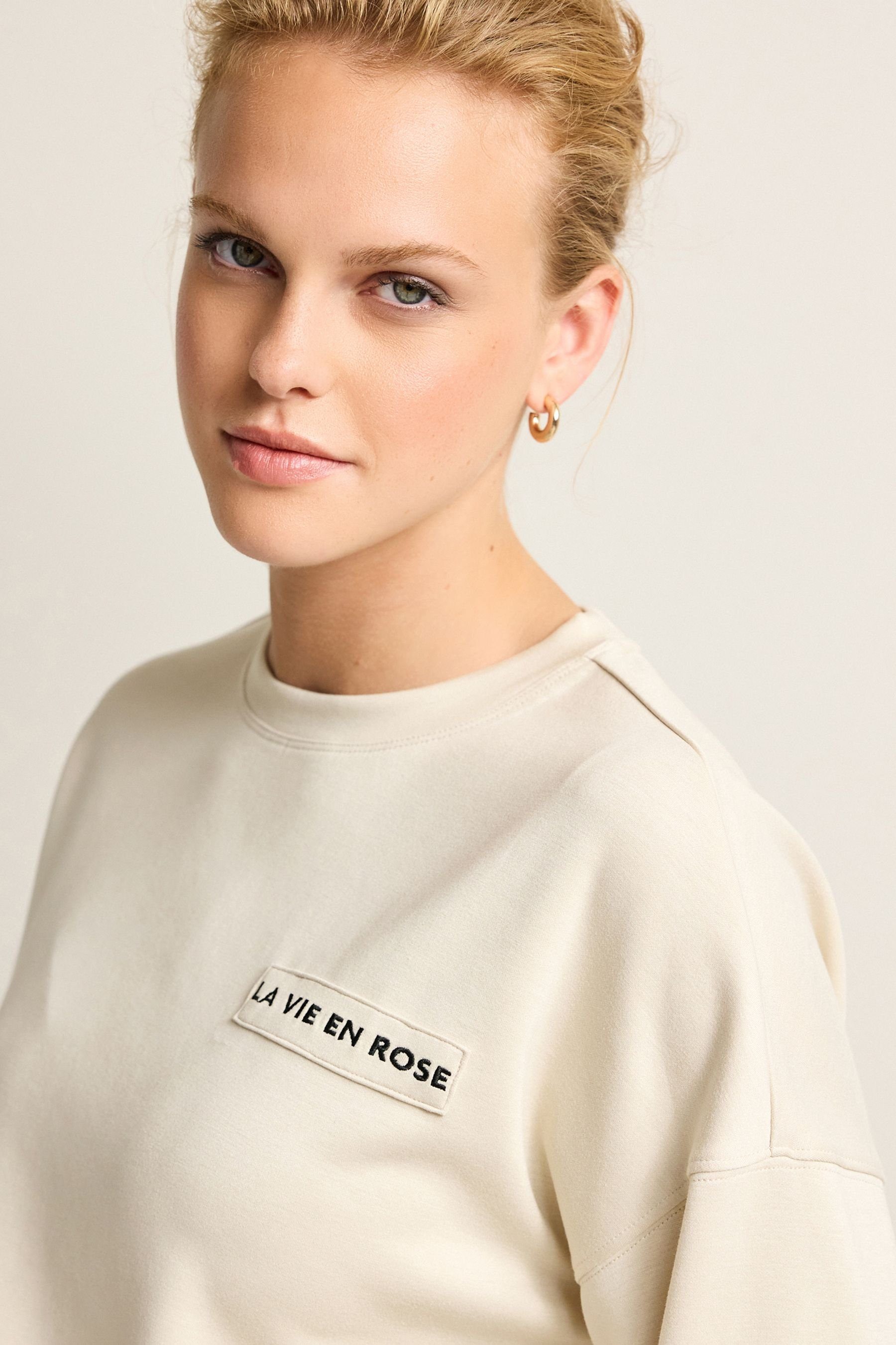 Next Sweatshirt La Vie mit weichem Sweatshirt En Griff (1-tlg) Rose