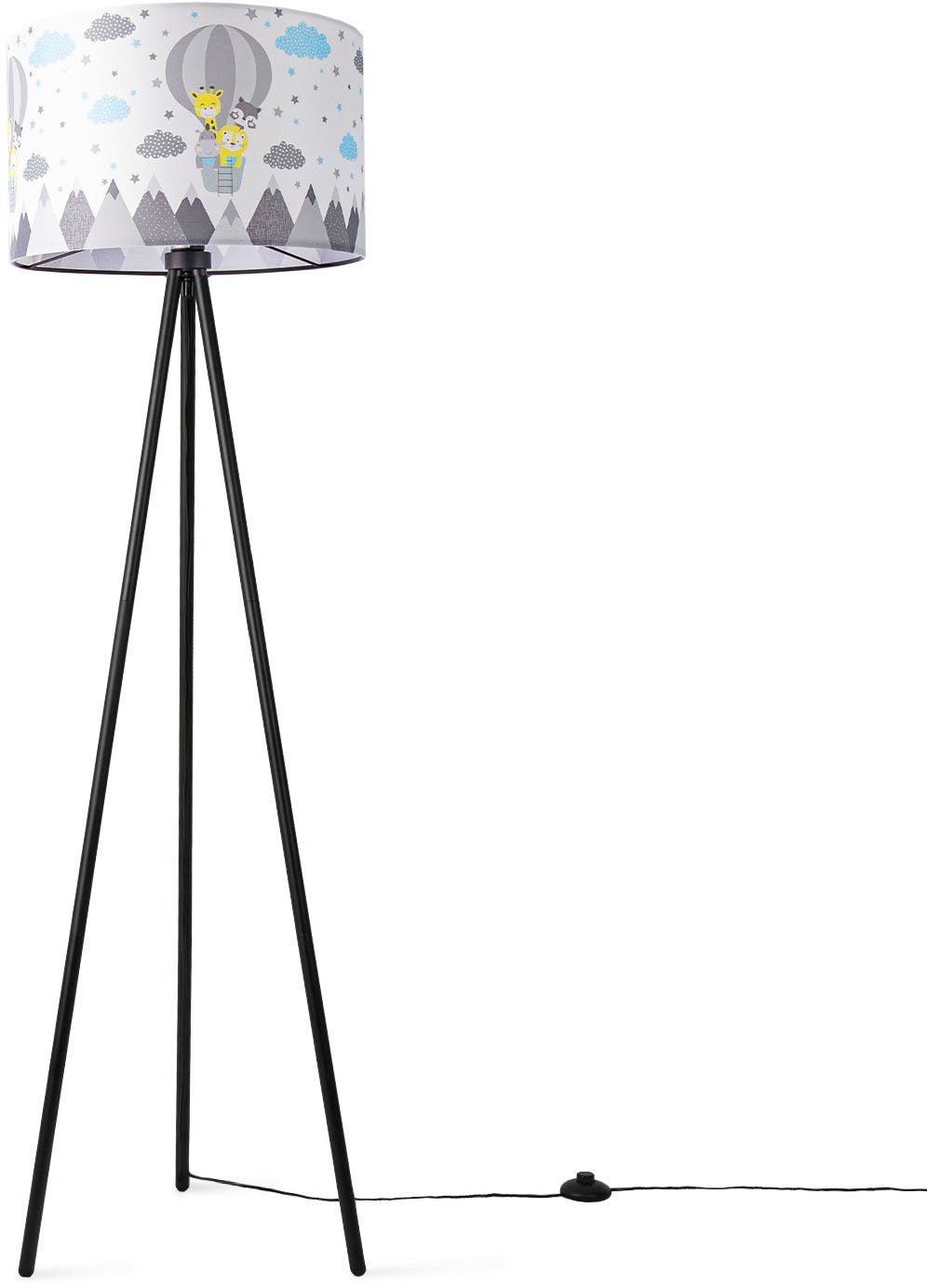 Paco Home Stehlampe Trina Cosmo, ohne Leuchtmittel, Lampe Kinderzimmer Kinderlampe Babyzimmer E27 Heißluftballon Tiere | Standleuchten
