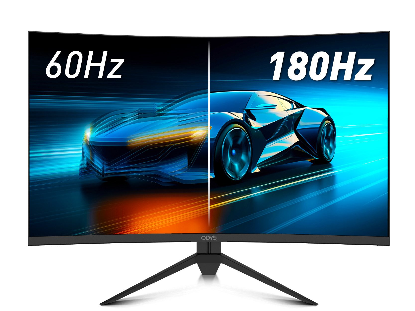 Odys XP32-X Curved-Gaming-Monitor (80 cm/32 ", 2560 x 1440 px, WQHD, 1 ms Reaktionszeit, 180 Hz, neigbar)
