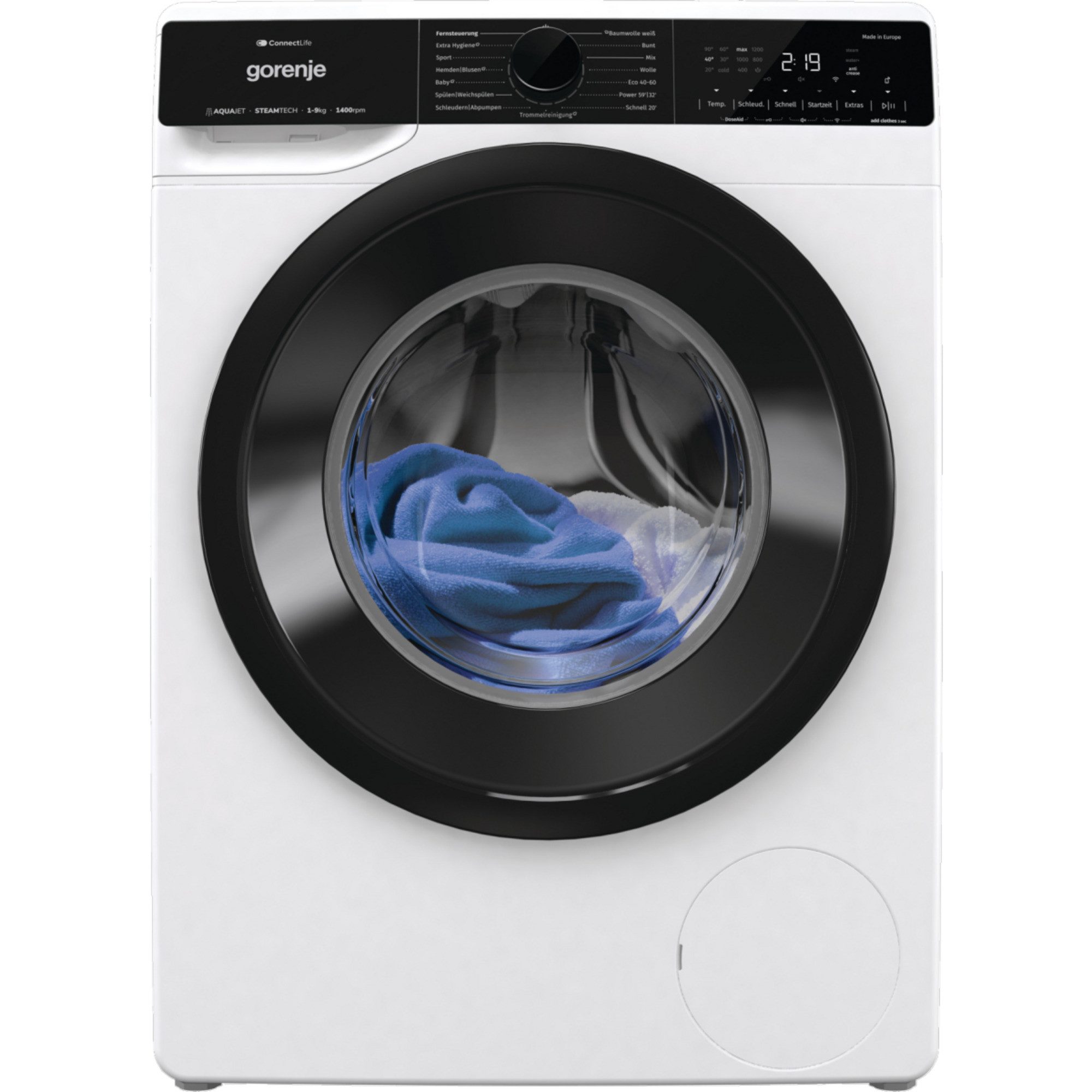 GORENJE Waschmaschine WPNA94A1TS, 9 kg, 1400 U/min
