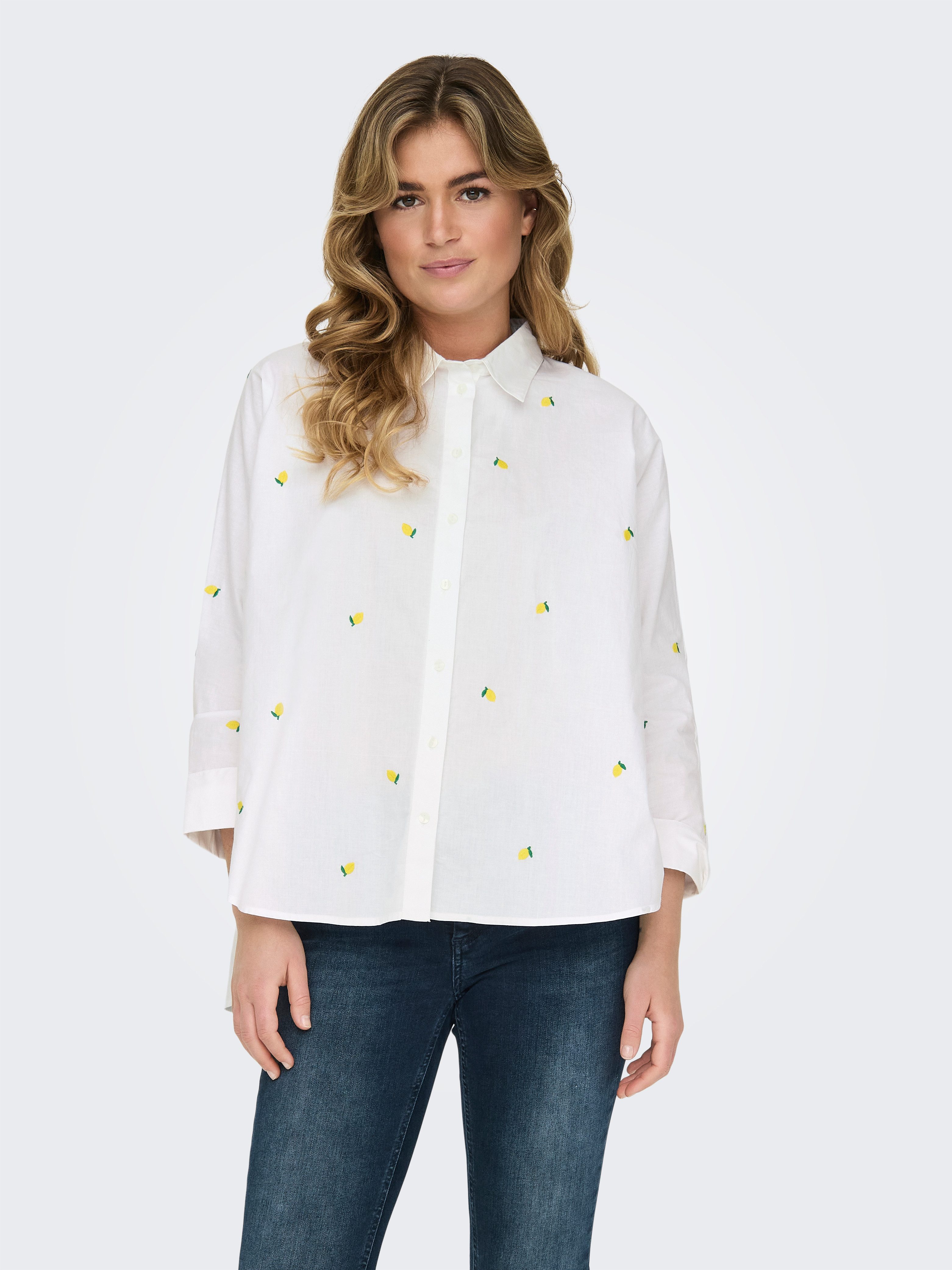 ONLY Hemdbluse ONLNEW LINA GRACE LS EMB SHIRT NOOS WVN günstig online kaufen