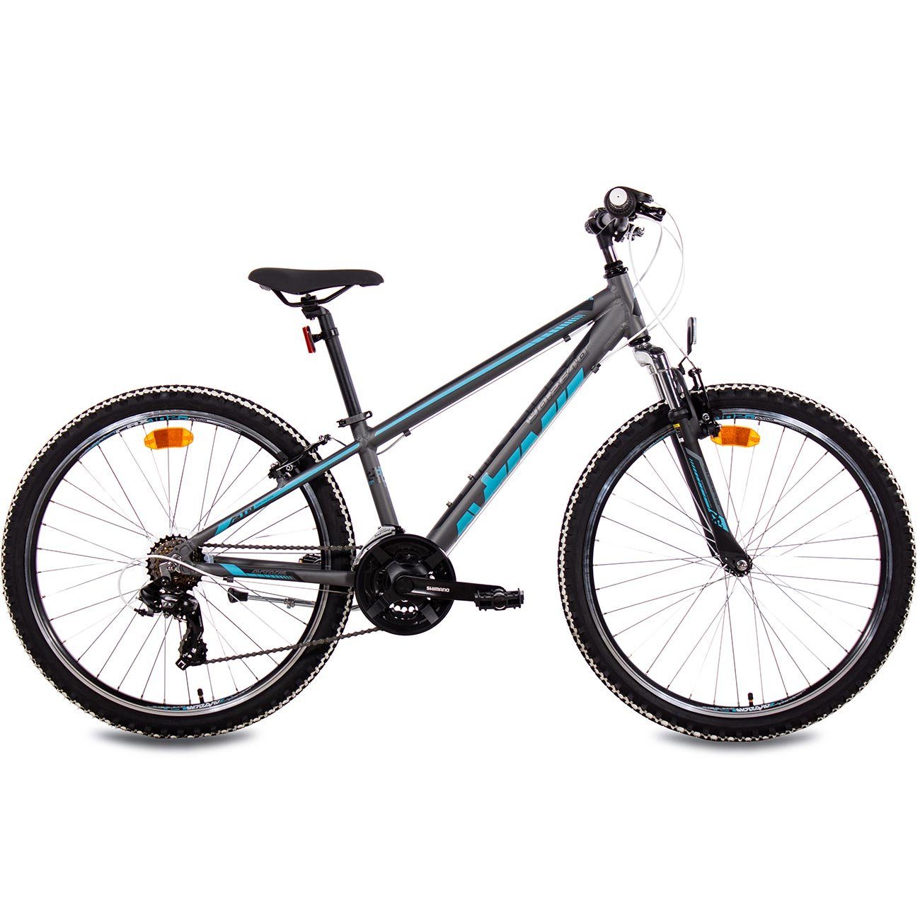 Airtracks Mountainbike 26 Zoll Mountainbike YO.2640, 21 Gang Shimano Tourney Schaltwerk, Kettenschaltung, MTB Hardtail Fahrrad 12 Gang Shimano » KÖRPERGRÖSSE 150-165cm «