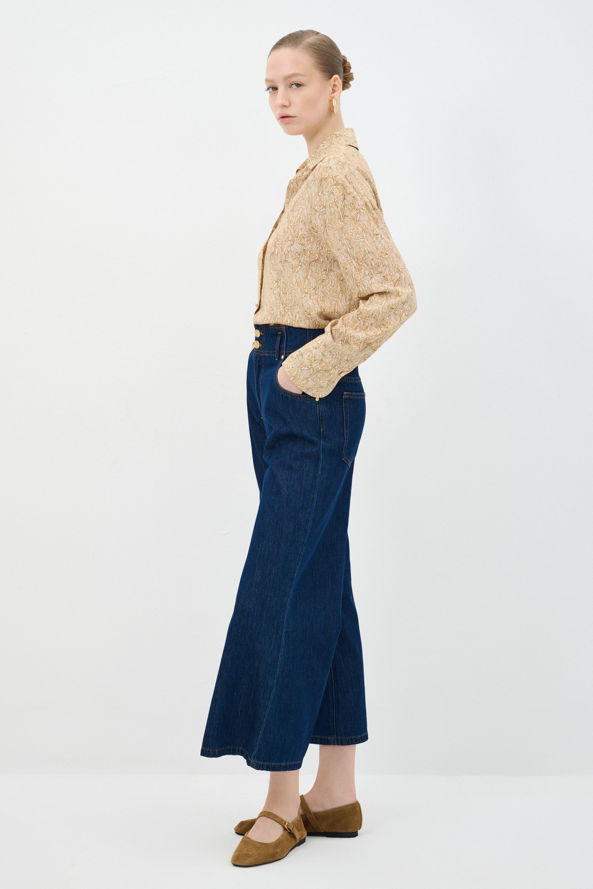 adL Bequeme Jeans Jeanshose mit weitem Bein – Bild 5 von 5