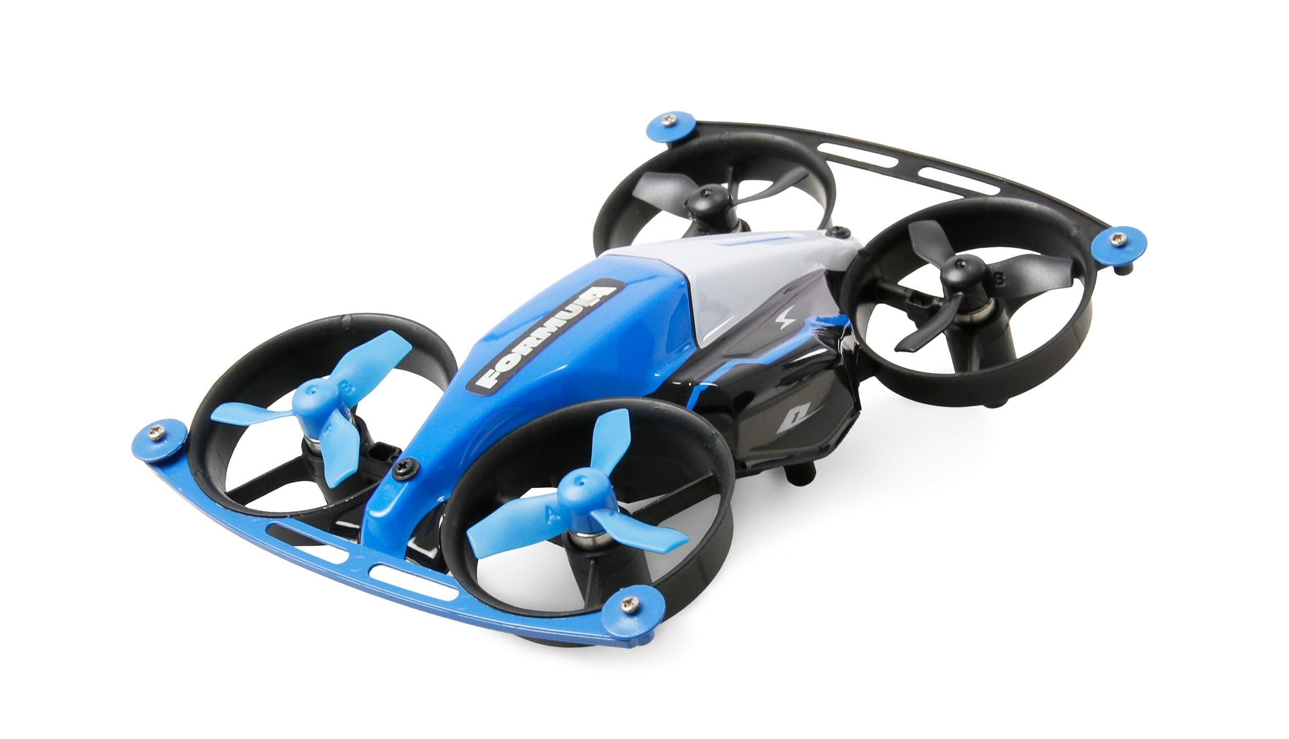 Amewi RC-Auto Amewi FormulA Track Race, Drohne mit Rennstrecke, RC Auto, wechselbarer Akku, LED-Beleuchtung