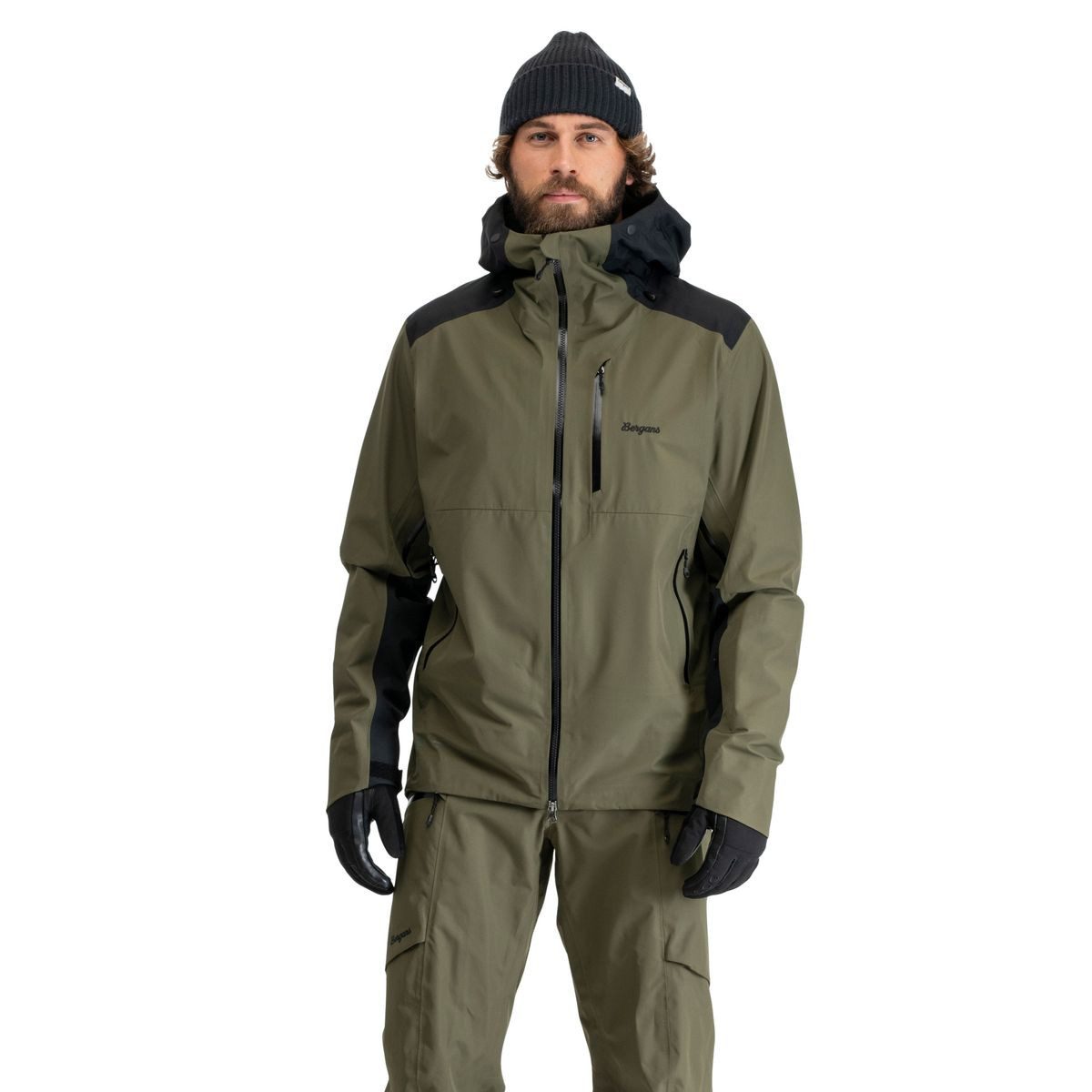 Bergans Skijacke Oppdal 3L Shell Jacket Men Hochwertige Skijacke mit optimalem Wetterschutz und Komfort, ideal