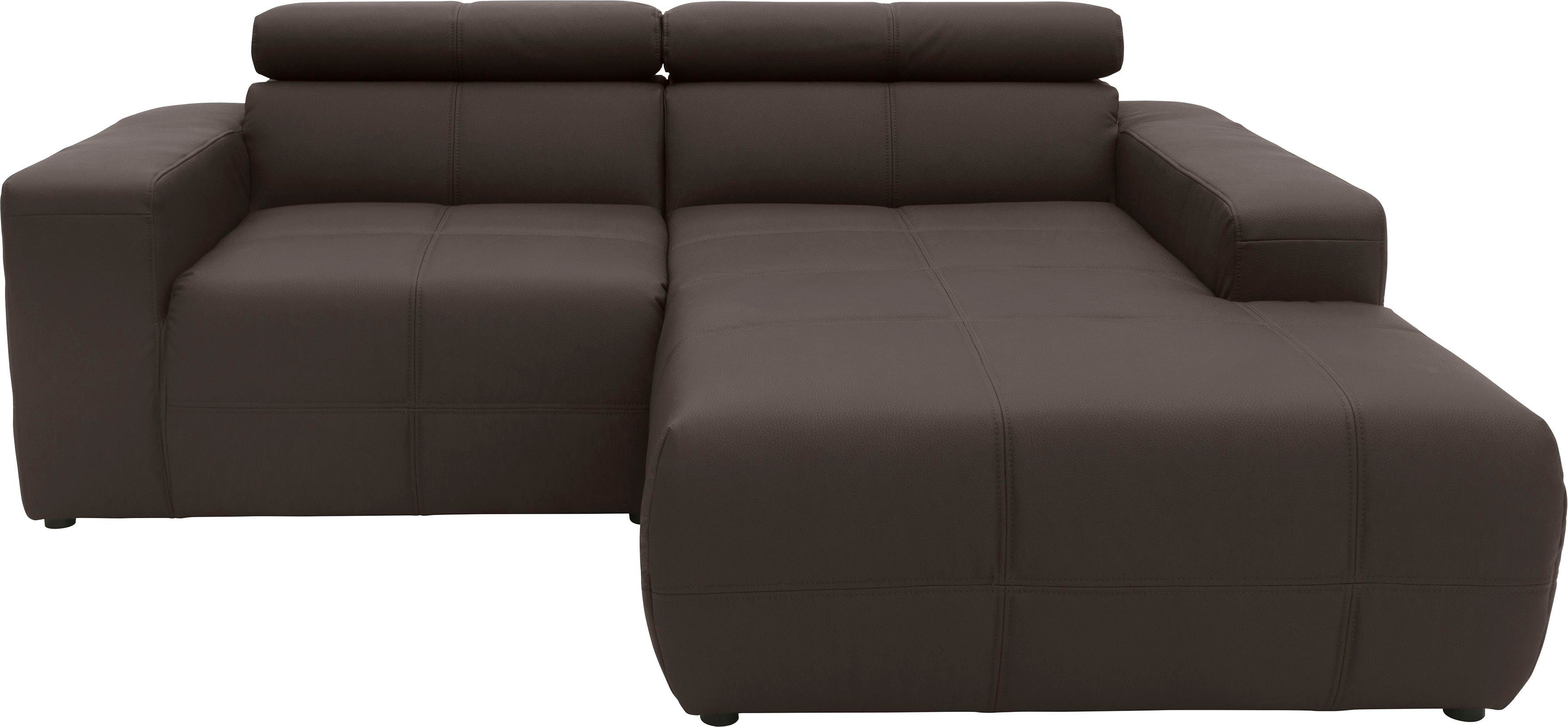 DOMO collection Ecksofa Brandon, inkl. Kopfteilverstellung, günstig online kaufen