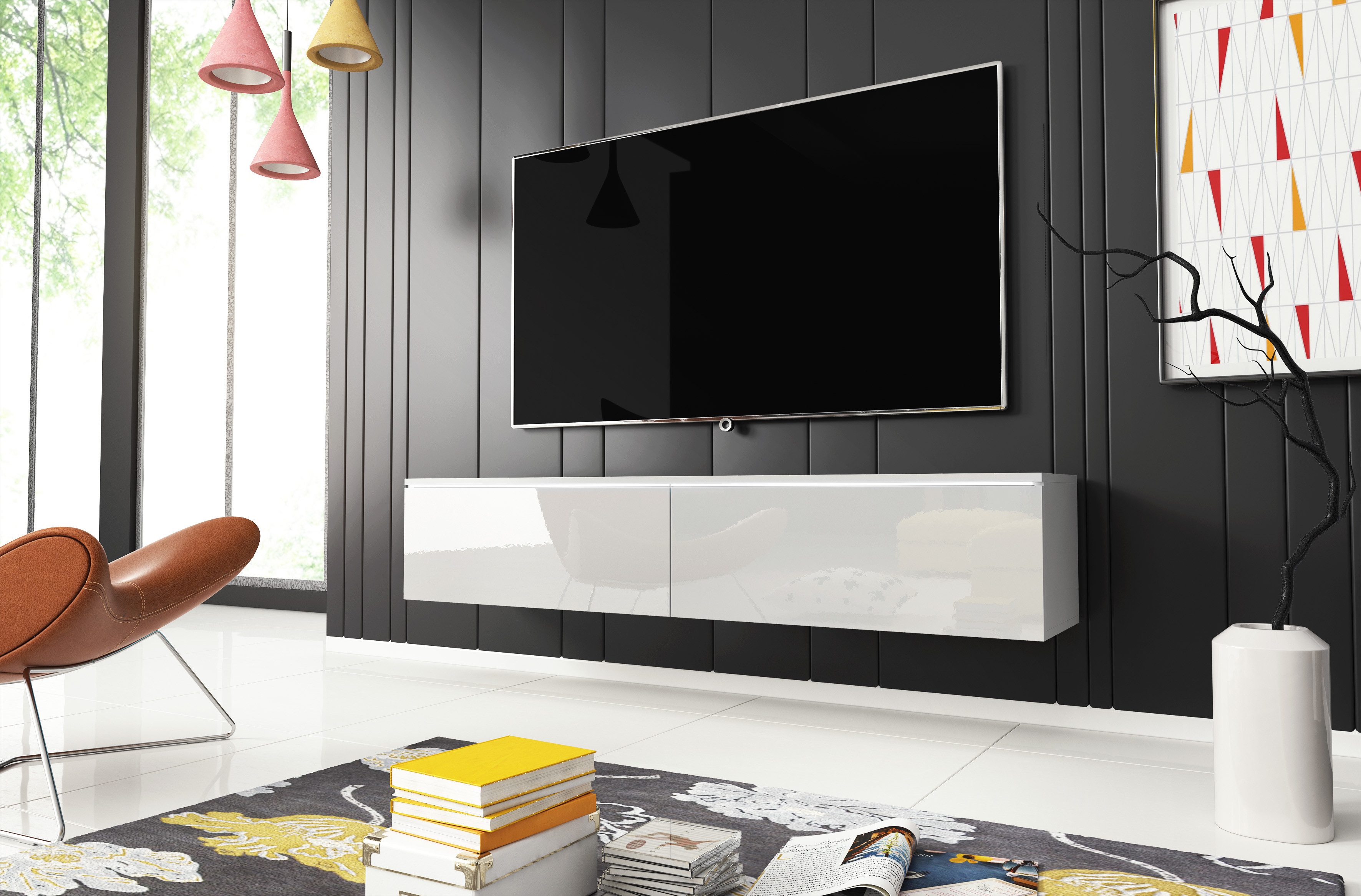 Home affaire Lowboard LOWBOARD D, wahlweise mit oder ohne Beleuchtung, mode günstig online kaufen